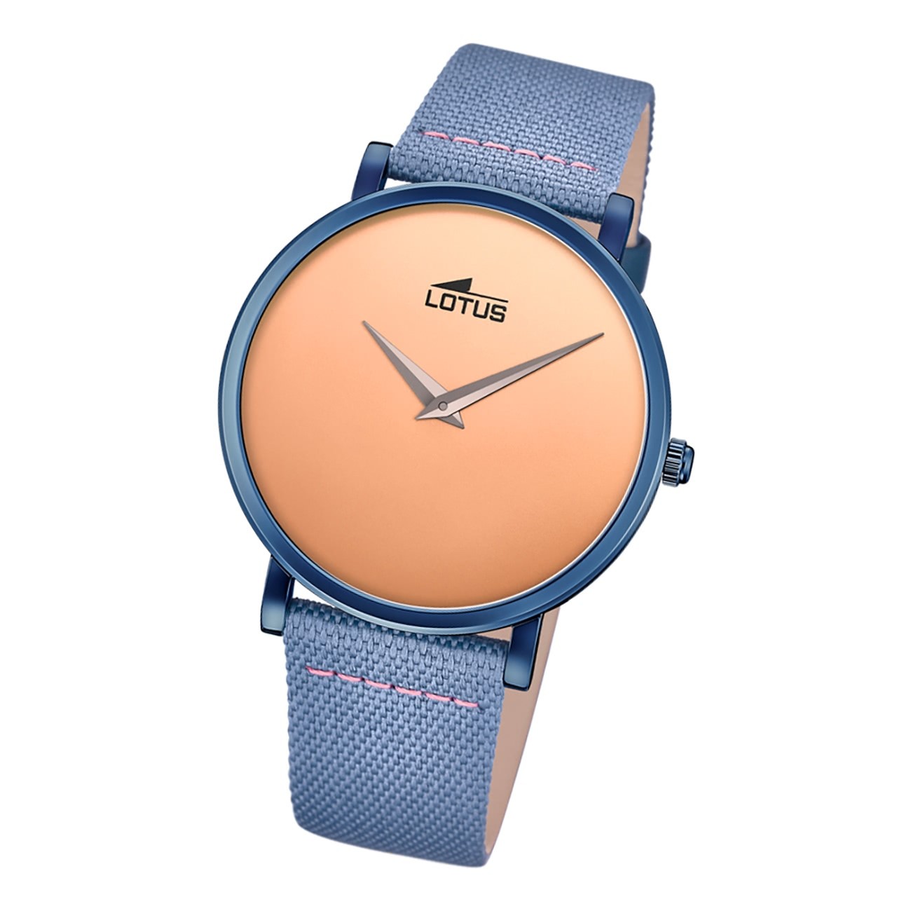 Lotus Herren Armbanduhr Minimalist 18781/1 Analog Leder blau UL18781/1
