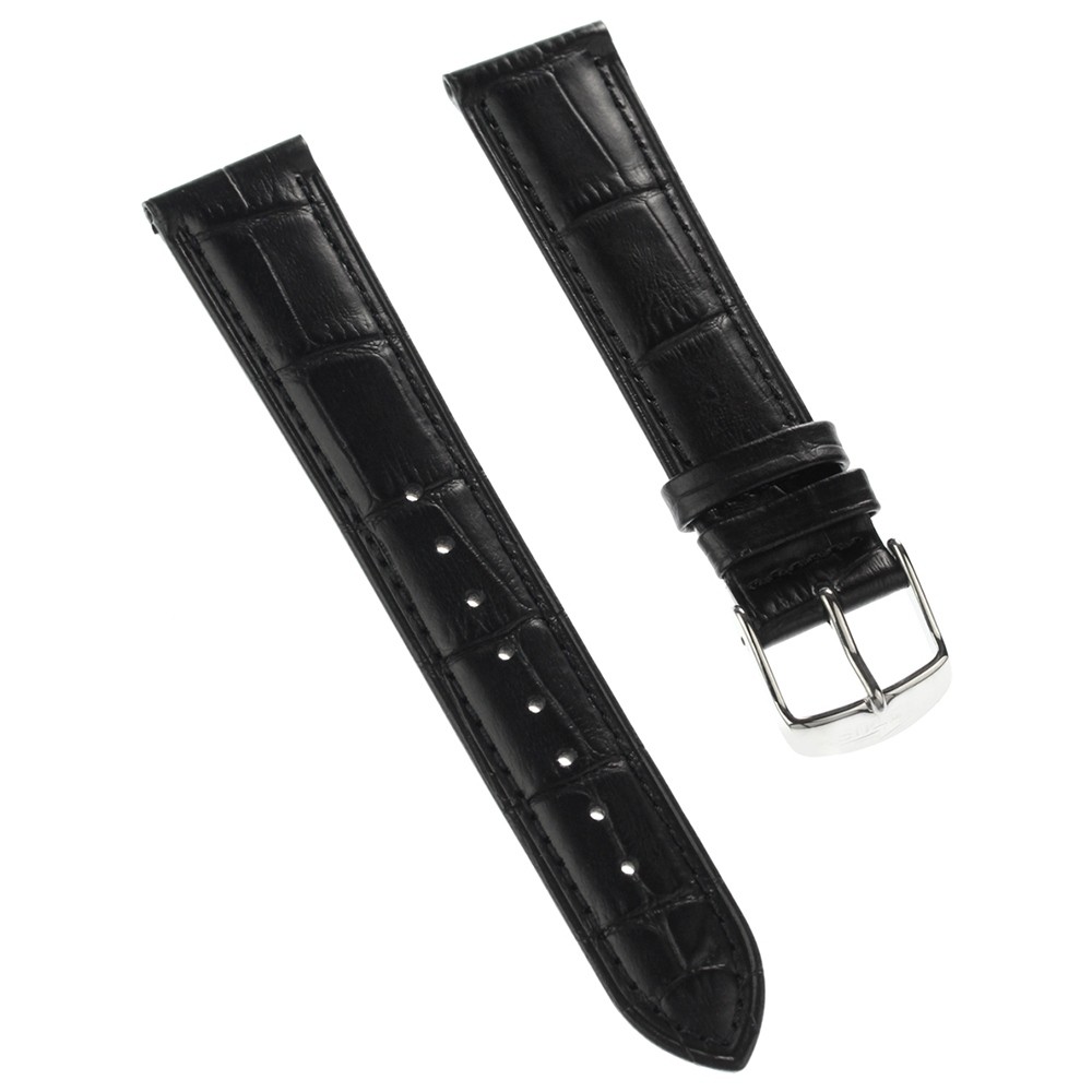 Lotus Herren Uhrenarmband 20mm Leder-Band schwarz für Lotus L15975 ULA15975/S
