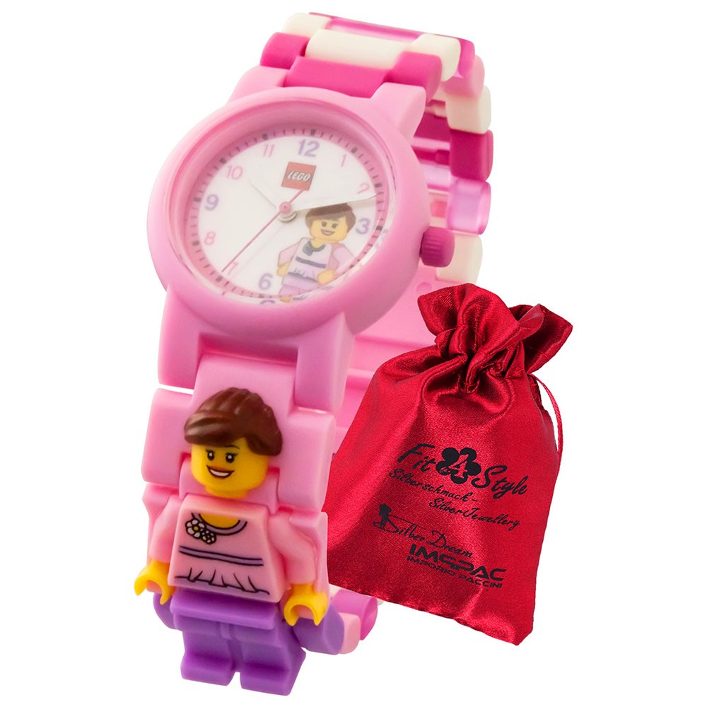 LEGO Classic Figur Pink Lady 8020820 Kinder-Uhr mit Säckchen ULE8020820
