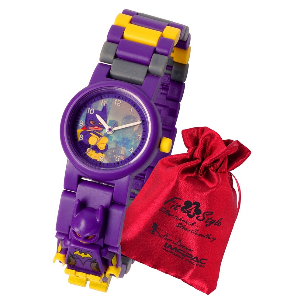 LEGO Batman Movie Batgirl Kinder-Uhr inkl. Säckchen 8020844 Quarzuhr ULE8020844