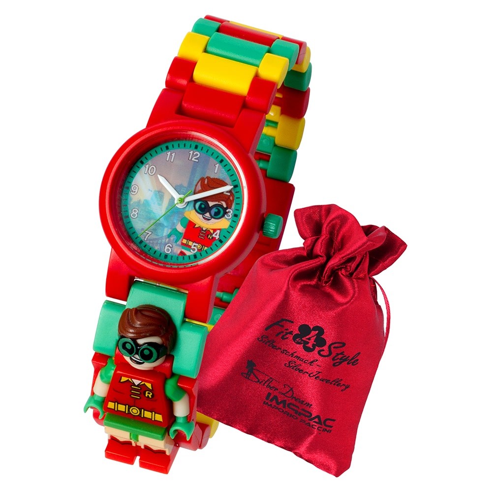 LEGO Batman Movie Robin Kinder-Uhr inkl. Säckchen 8020868 Quarzuhr ULE8020868