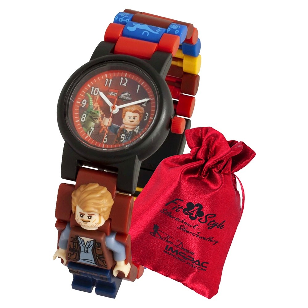 LEGO Jurassic World Owen 8021261 Quarz Kinder-Uhr mit Säckchen ULE8021261