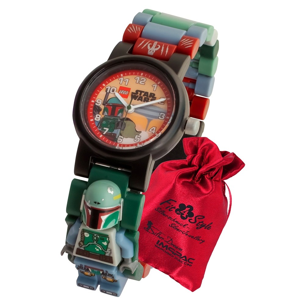 LEGO Star Wars Boba Fett 8021513 Kinder-Uhr mit Säckchen ULE8021513