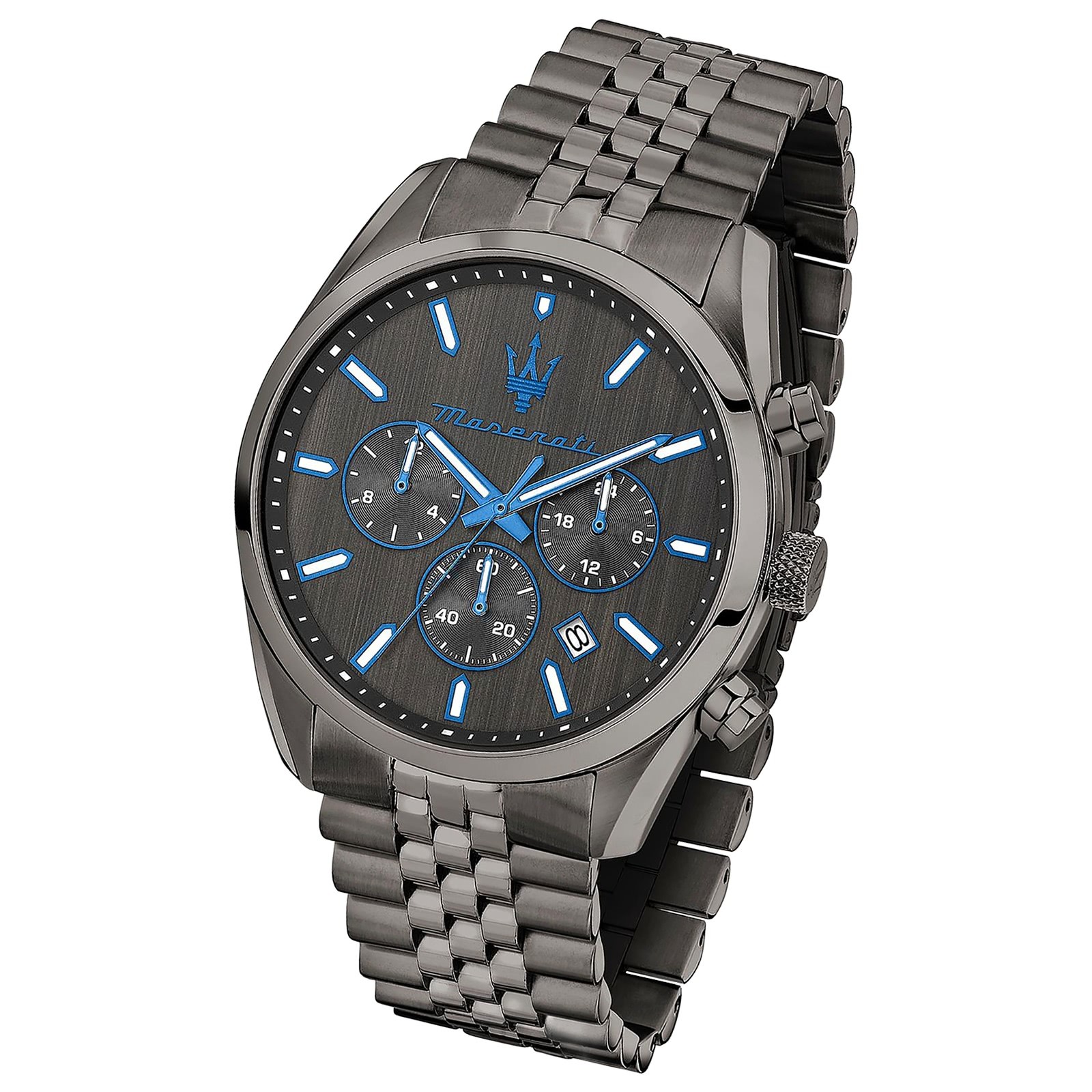 Maserati Herrenuhr Traguardo Chrono Edelstahl schwarz UMAR8873612050 UMAR8853154004