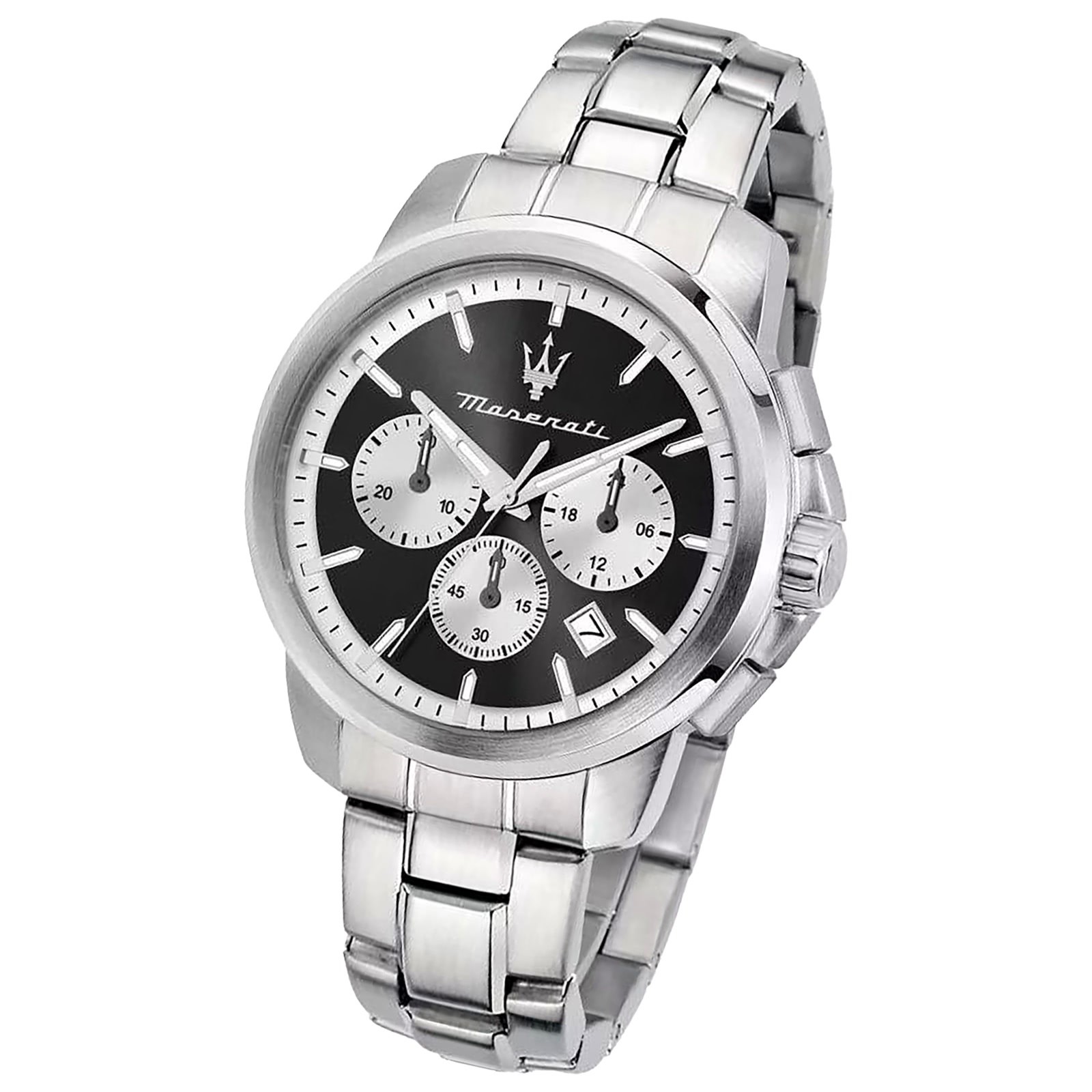 Maserati Herrenuhr Traguardo Chrono Edelstahl schwarz UMAR8873612050 UMAR8873621052