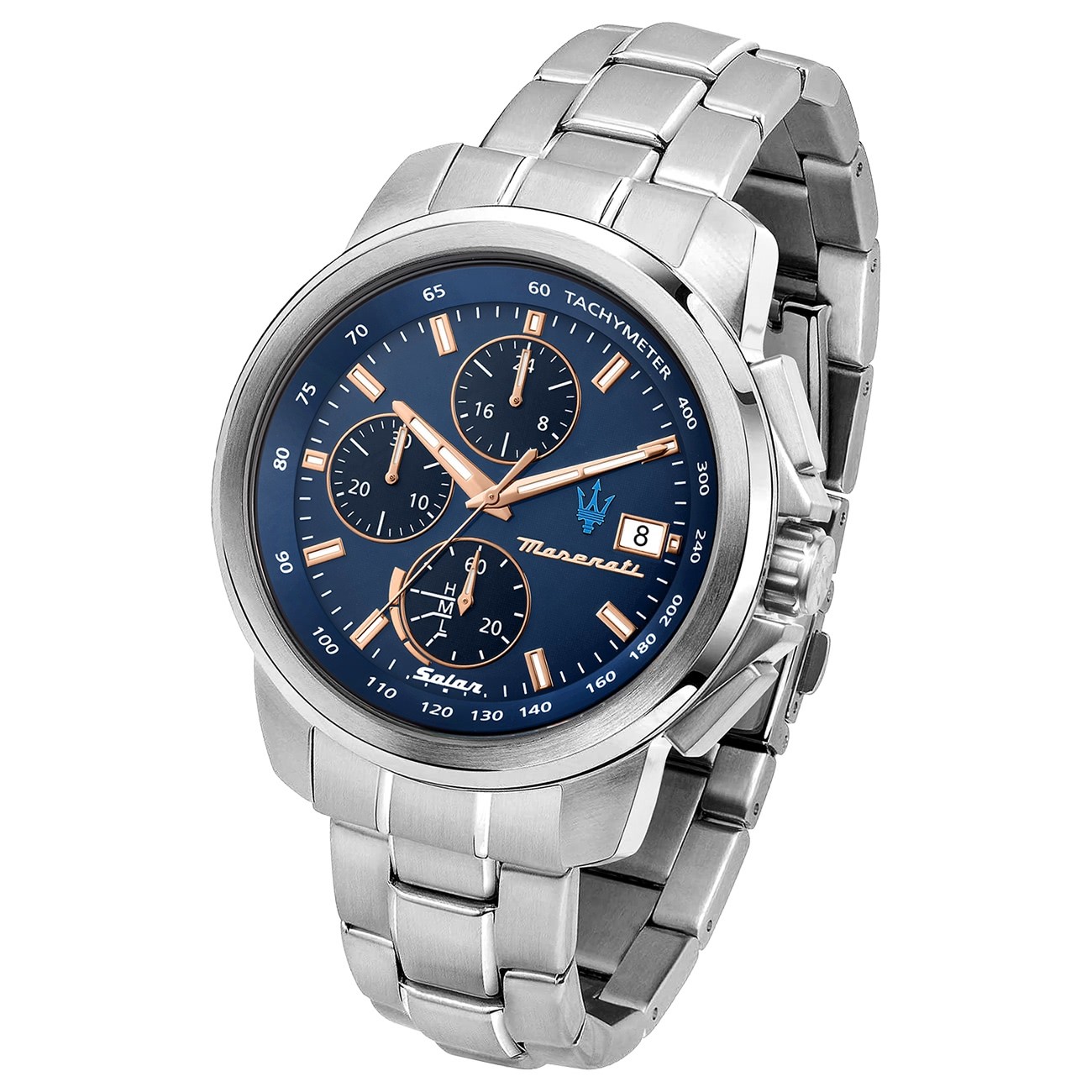 Maserati Herrenuhr SUCCESSO SOLAR Chrono Edelstahl UMAR8873645004