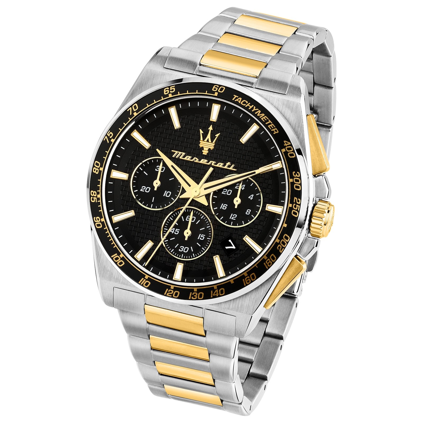 Maserati Herrenuhr Traguardo Chrono Edelstahl schwarz UMAR8873612050 UMAR8873652003