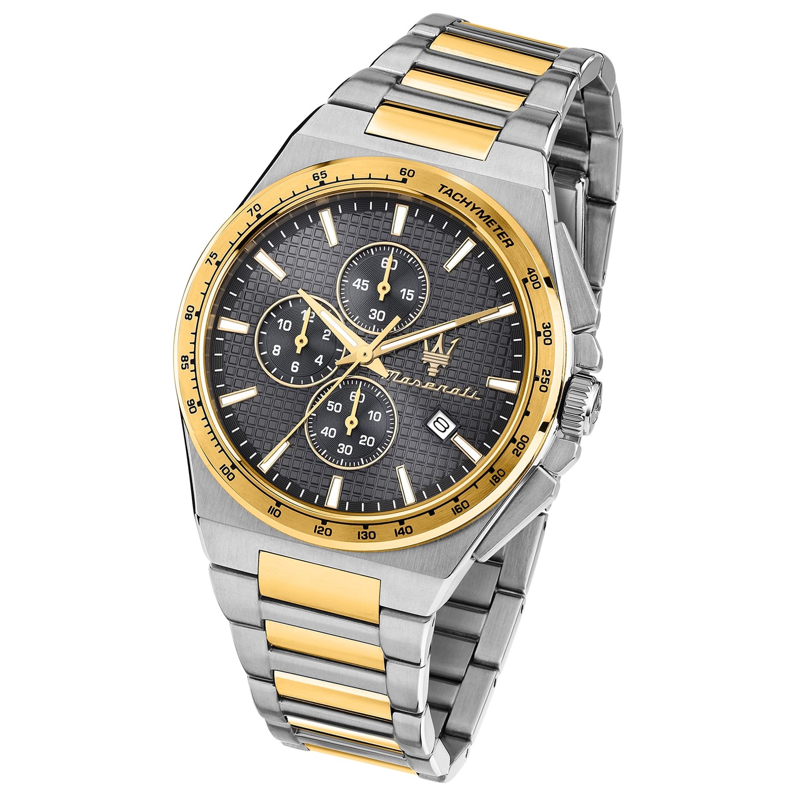 Maserati Herrenuhr Traguardo Chrono Edelstahl schwarz UMAR8873612050 UMAR8873653002