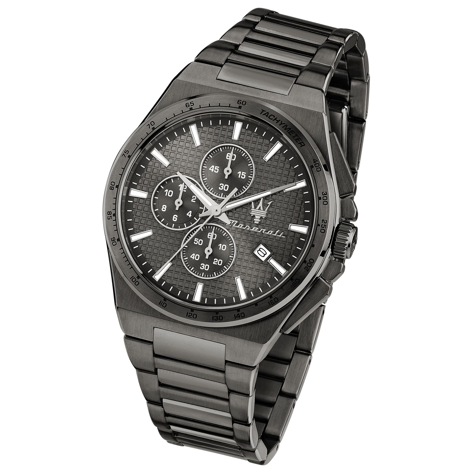 Maserati Herrenuhr Traguardo Chrono Edelstahl schwarz UMAR8873612050 UMAR8873653006
