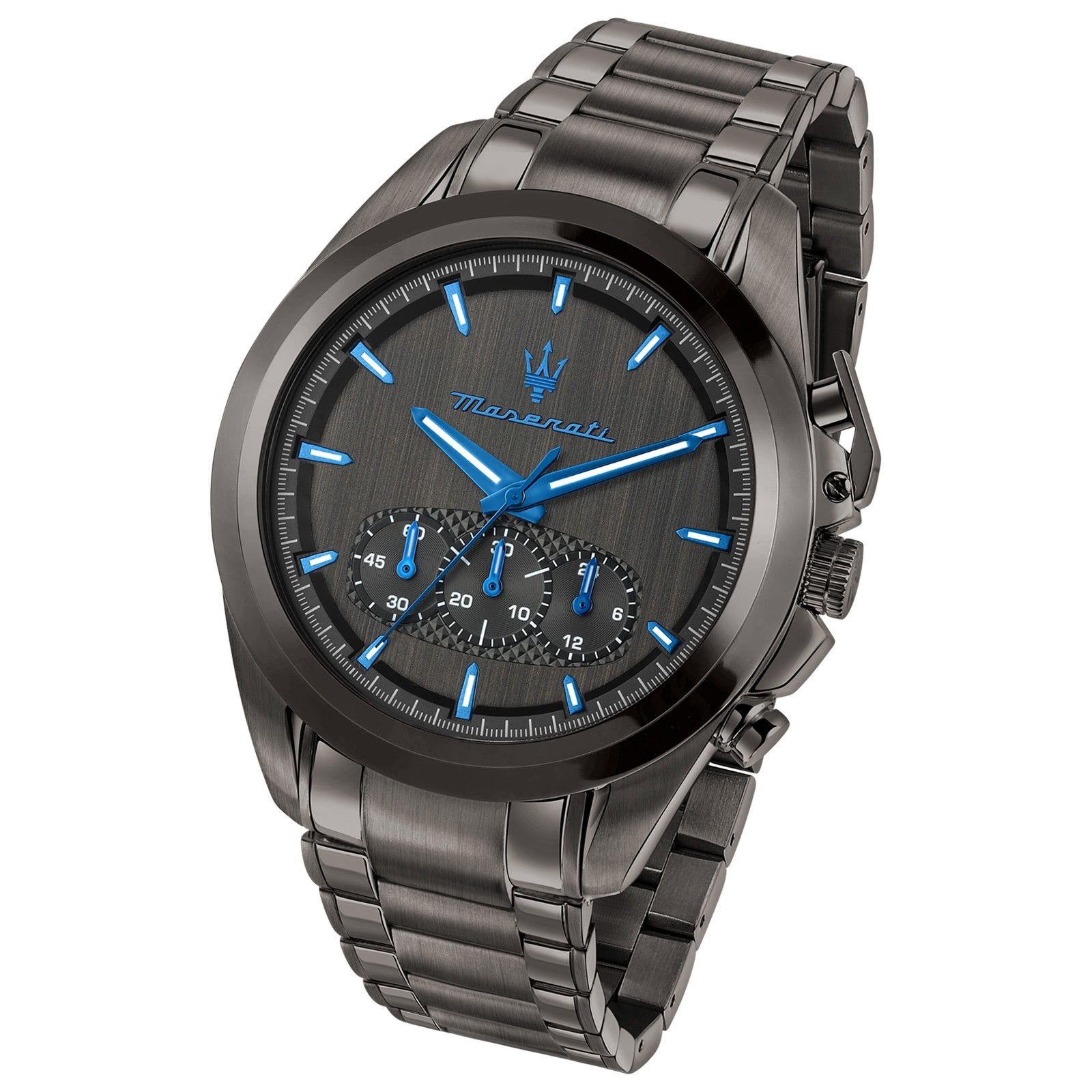 Maserati Herrenuhr Traguardo Chrono Edelstahl schwarz UMAR8873612050 UMAR8873654001