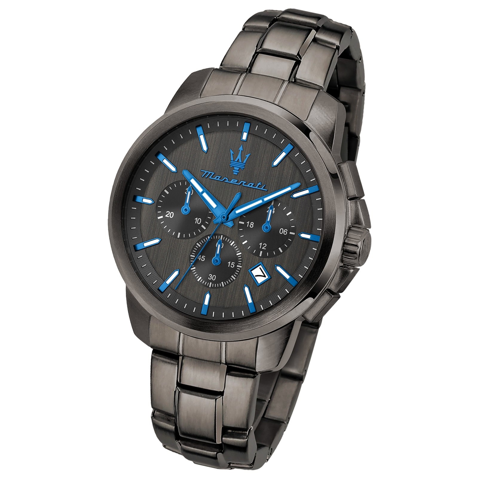 Maserati Herrenuhr Traguardo Chrono Edelstahl schwarz UMAR8873612050 UMAR8873654004