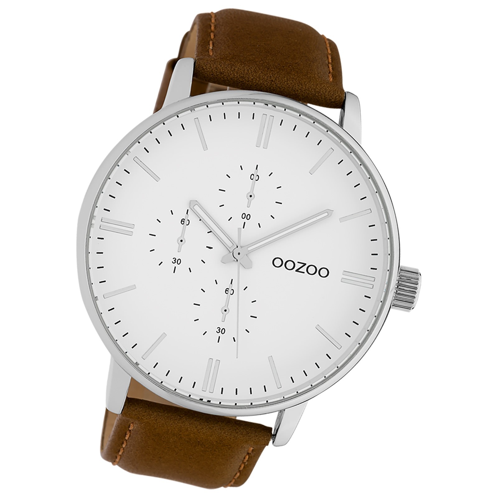 Oozoo Damen Armbanduhr Timepieces Analog Leder dunkelbraun UOC10311