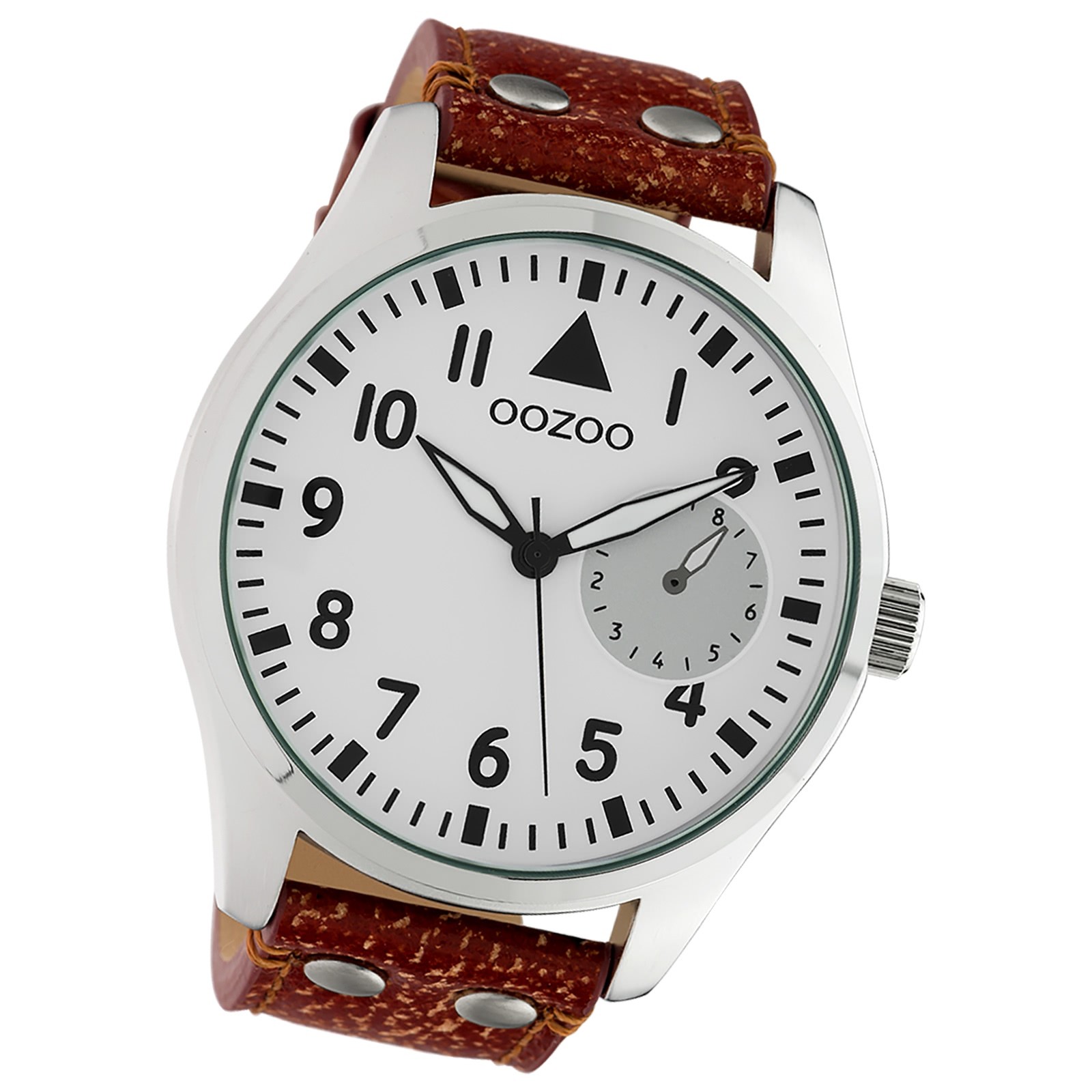 Oozoo Unisex Armbanduhr Timepieces Analog Leder braun UOC10325