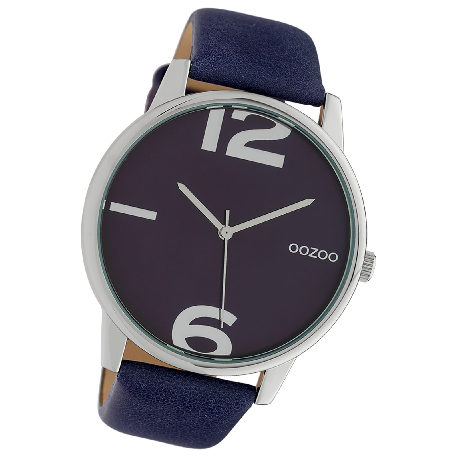 Oozoo Damen Armbanduhr Timepieces Analog Leder dunkelblau UOC10372