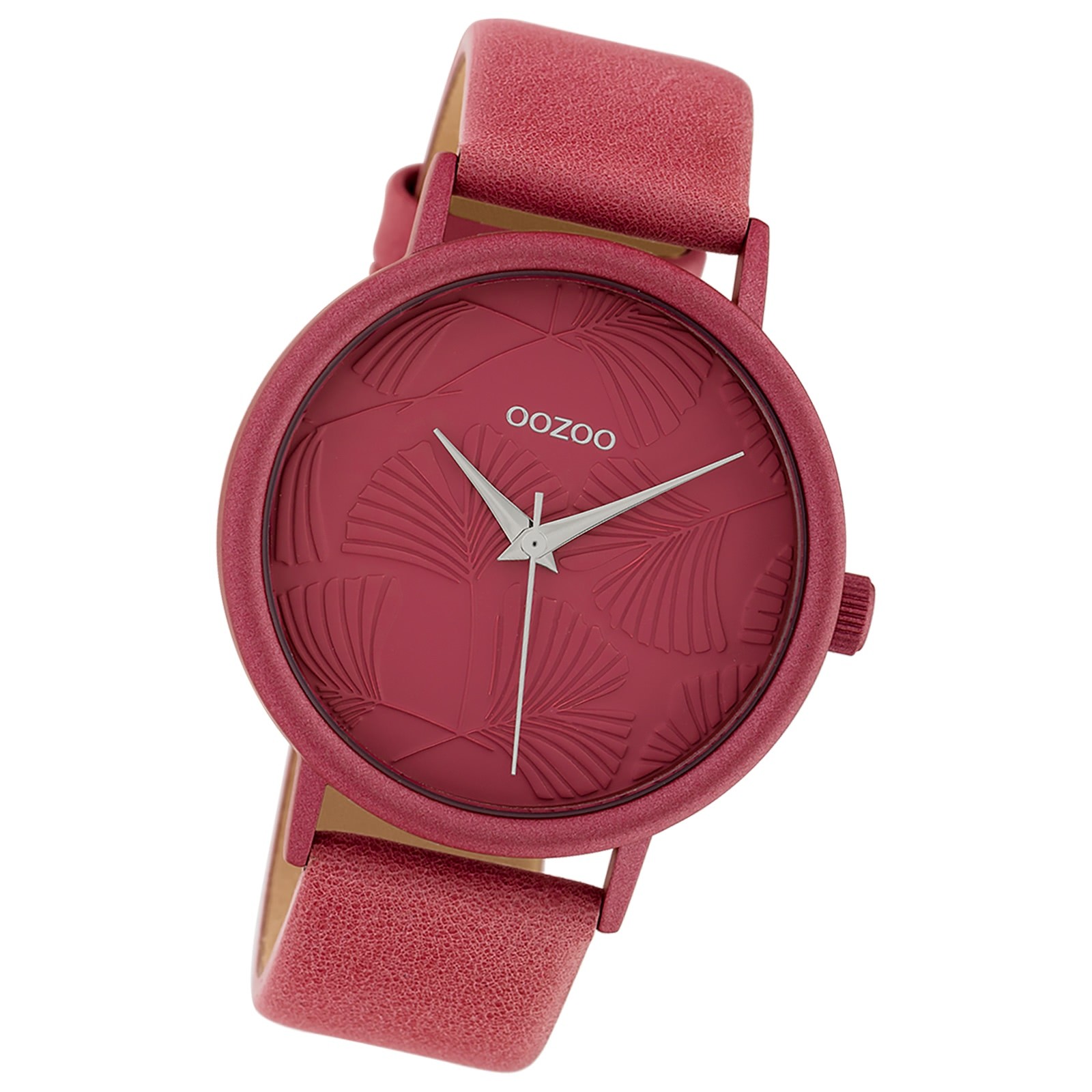 Oozoo Damen Armbanduhr Timepieces C10396 Quarz Leder altrosa UOC10396