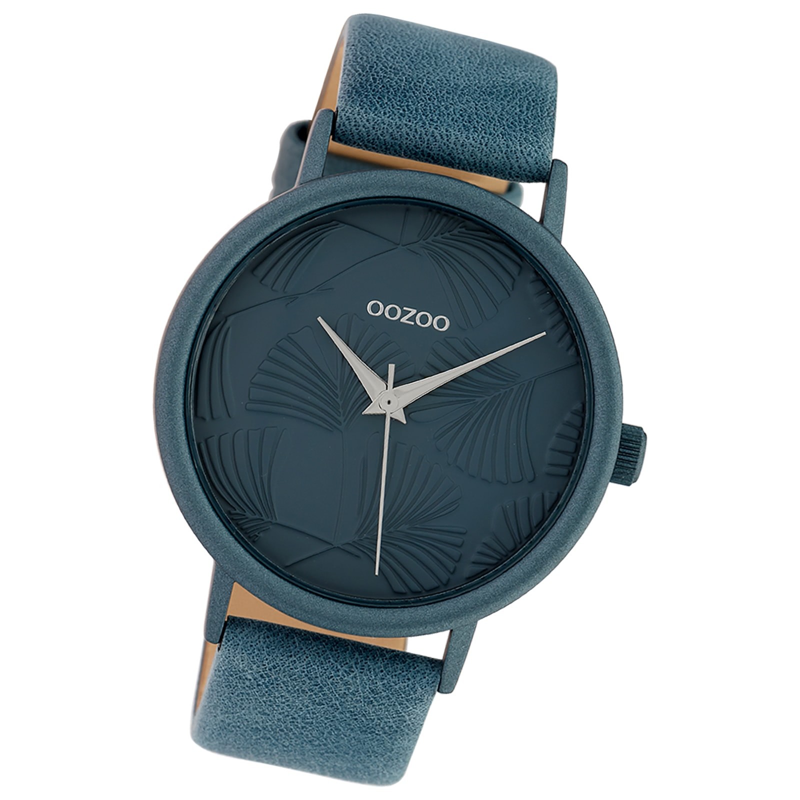 Oozoo Damen Armbanduhr Timepieces Analog Leder marineblau UOC10397