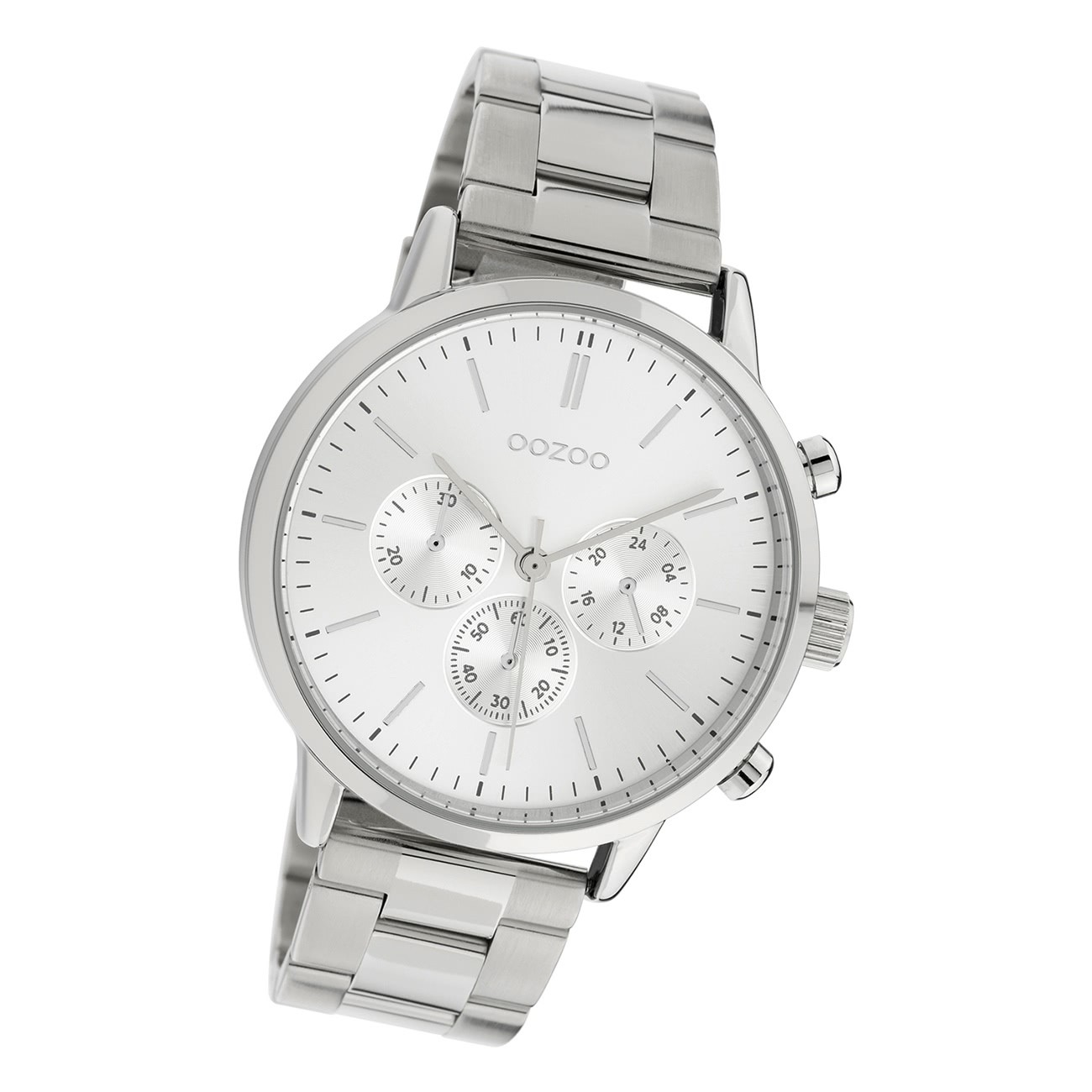 Oozoo Herren Armbanduhr Timepieces C10545 Analog Edelstahl silber UOC10545