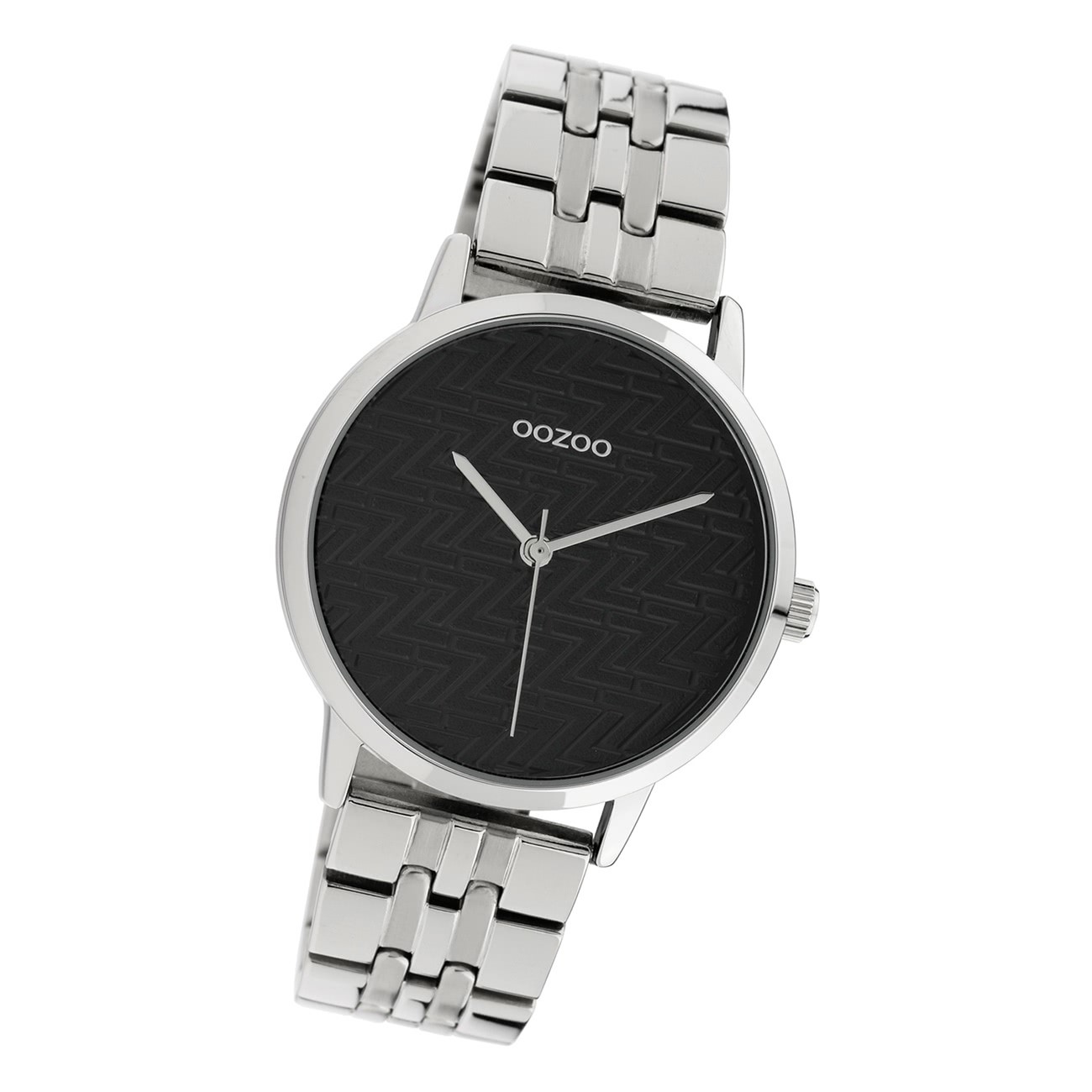 Oozoo Damen Armbanduhr Timepieces C10556 Analog Edelstahl silber UOC10556