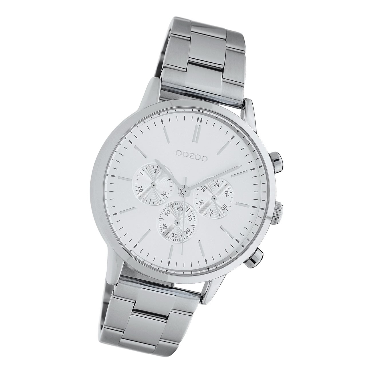 Oozoo Damen Armbanduhr Timepieces Analog Edelstahl silber UOC10560