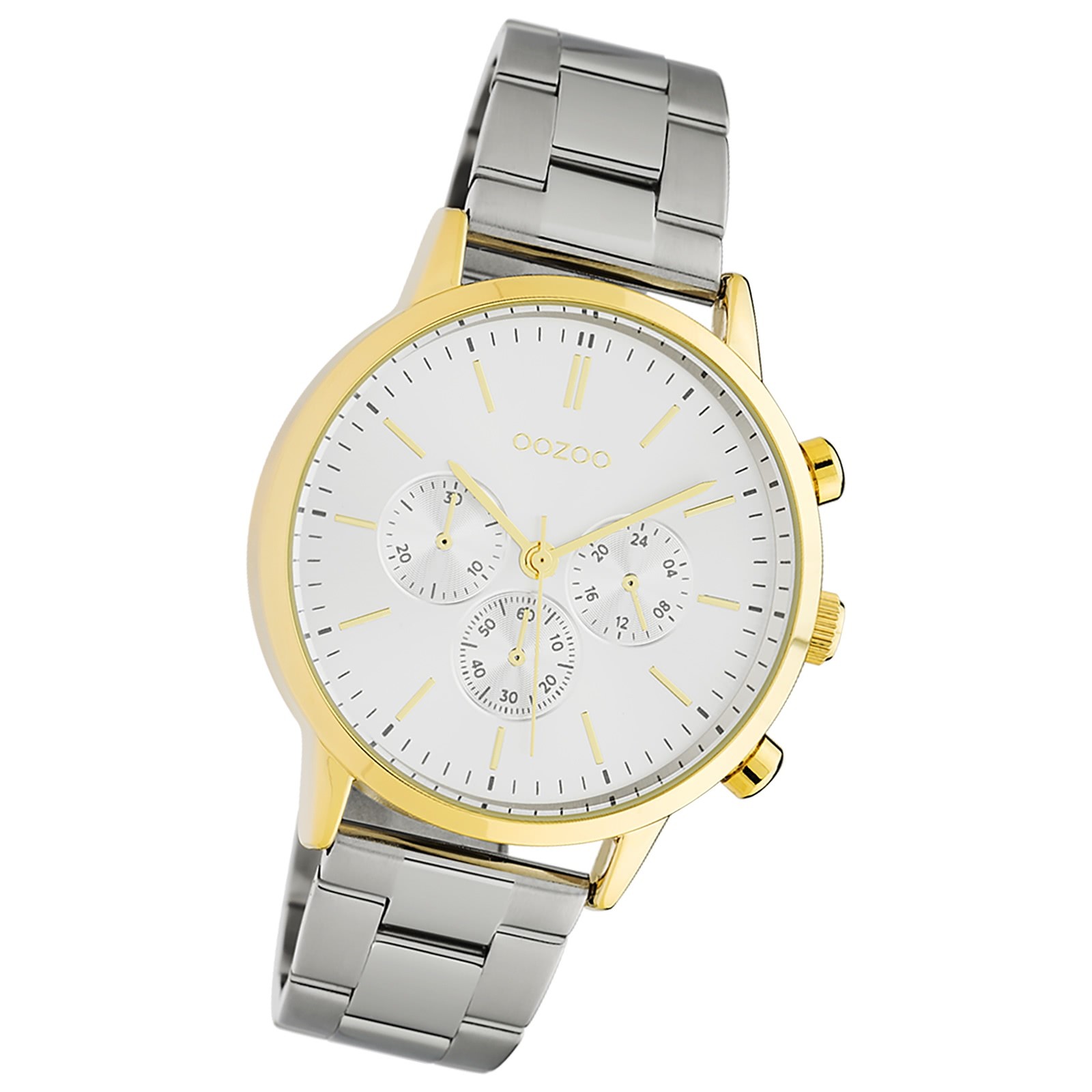 Oozoo Unisex Armbanduhr Timepieces Analog Metall silber UOC10561