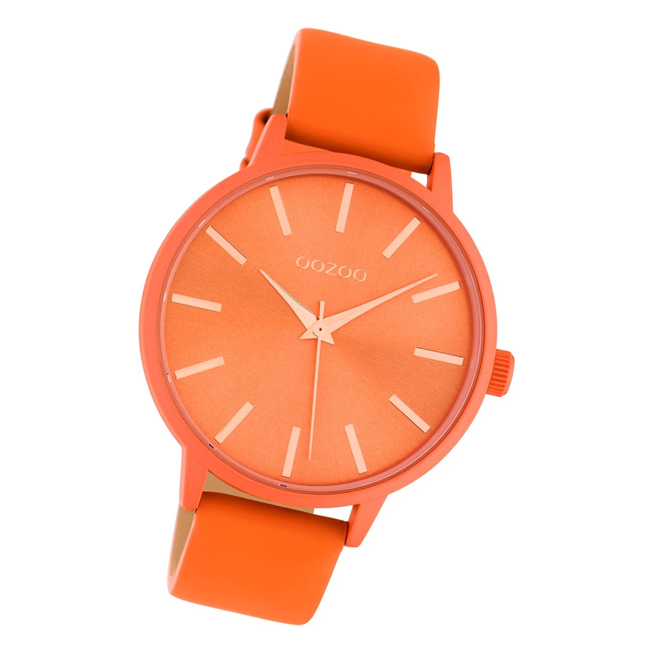 Oozoo Damen Armbanduhr Timepieces C10614 Analog Leder orange UOC10614