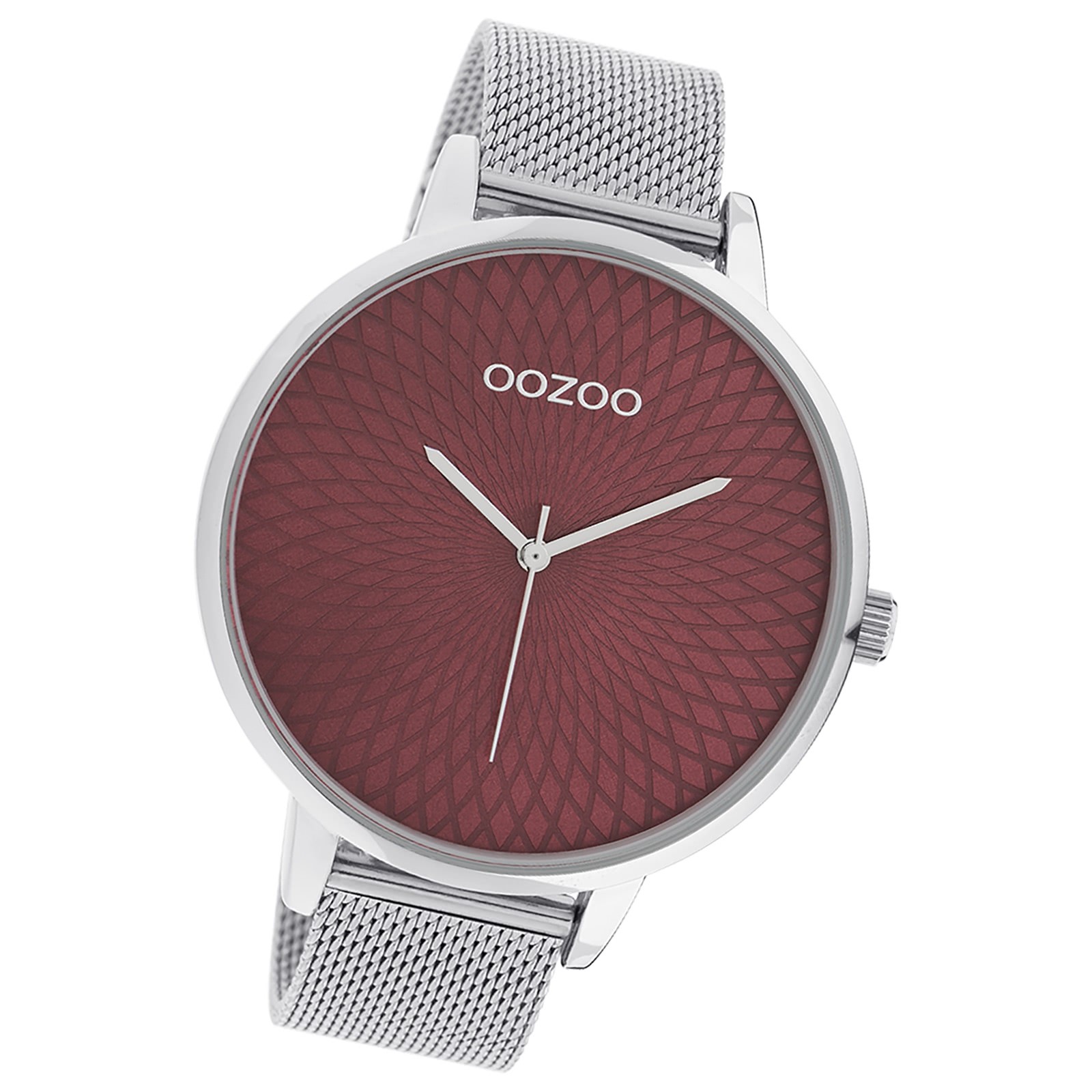 Oozoo Damen Armbanduhr Timepieces Analog Metall silber UOC10649