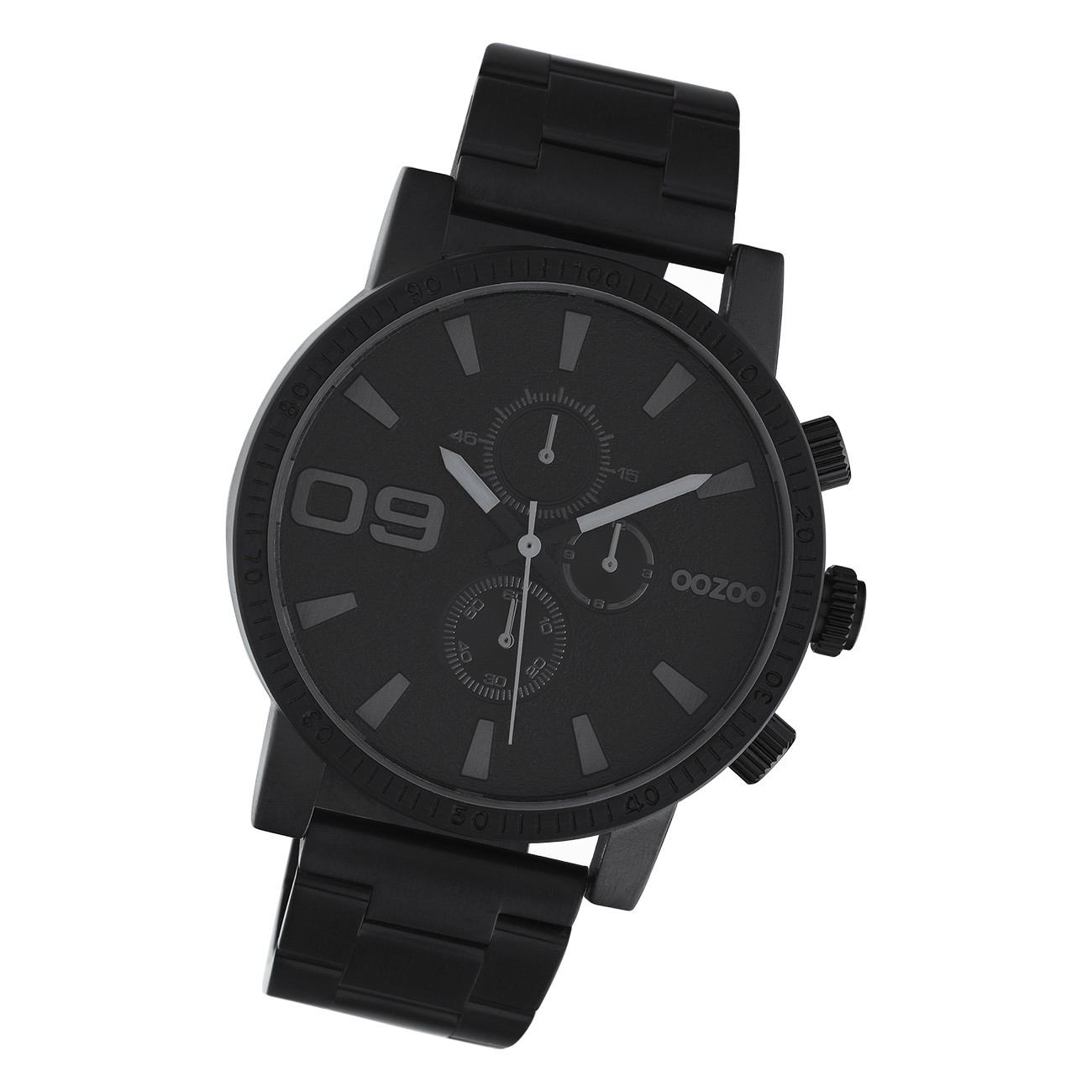 Oozoo Herren Armbanduhr Timepieces C10709 Analog Edelstahl schwarz UOC10709