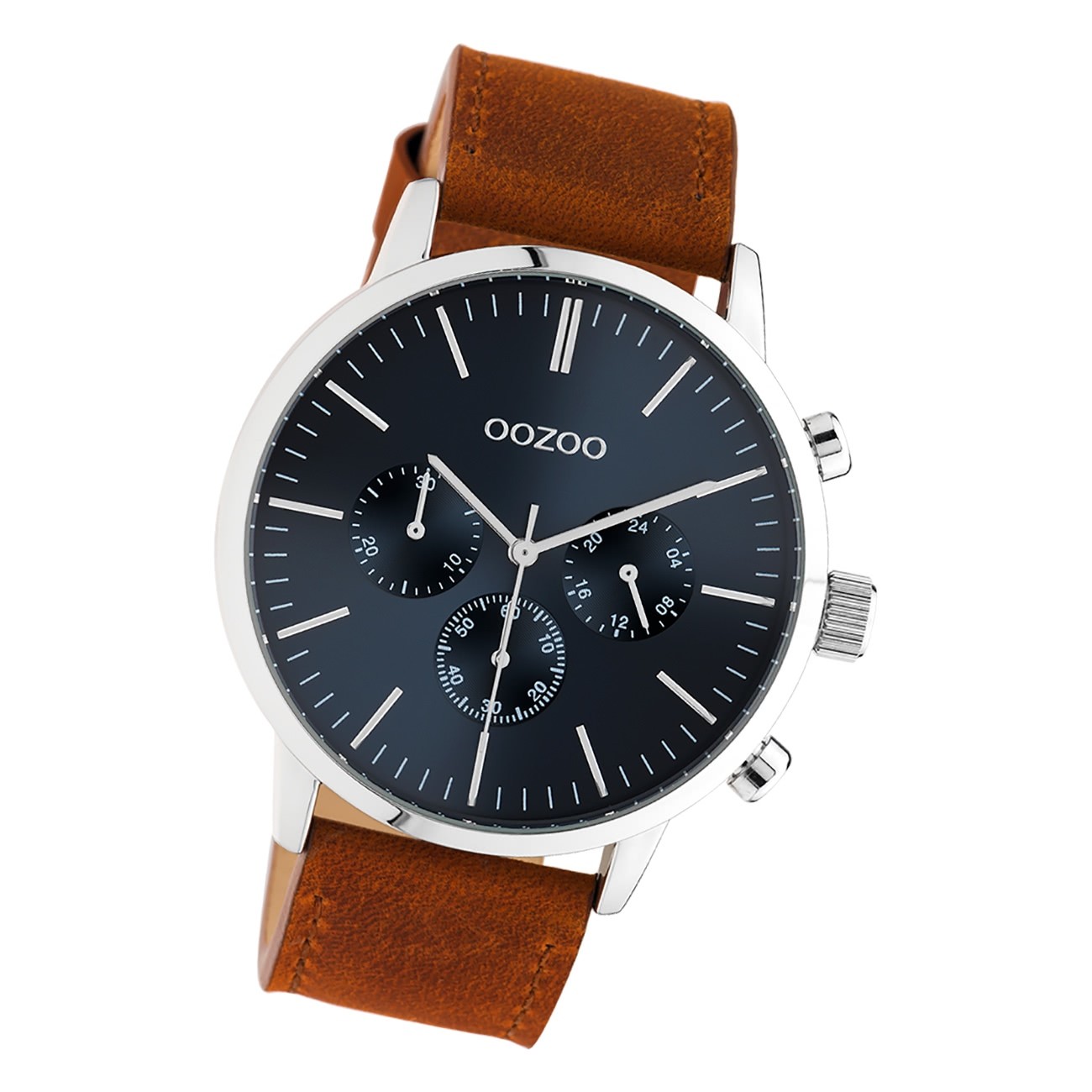 Oozoo Unisex Armbanduhr Timepieces C10917 Analog Leder braun UOC10917