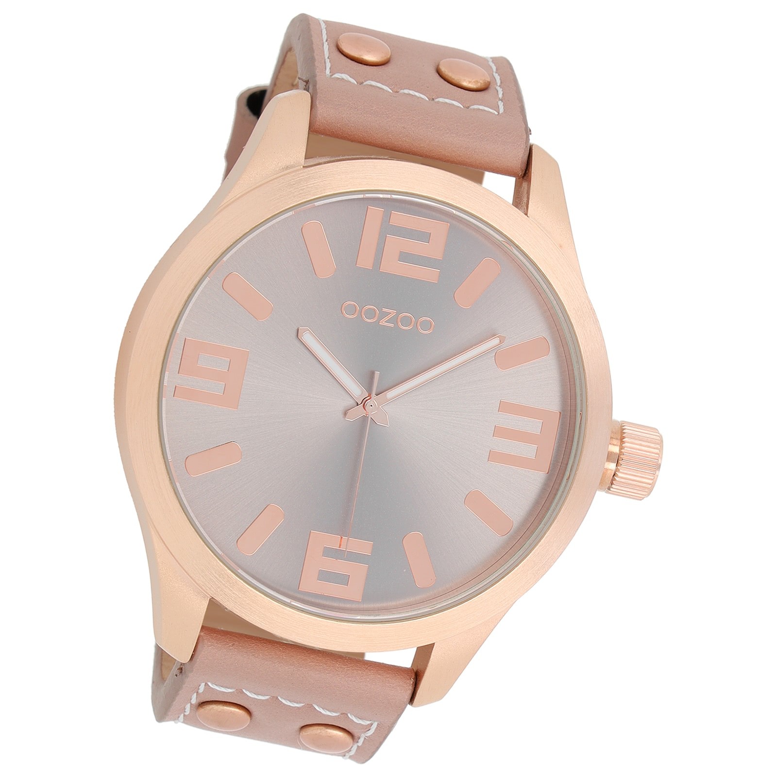 Oozoo Damen Armbanduhr Timepieces Analog Leder rosa UOC1102A