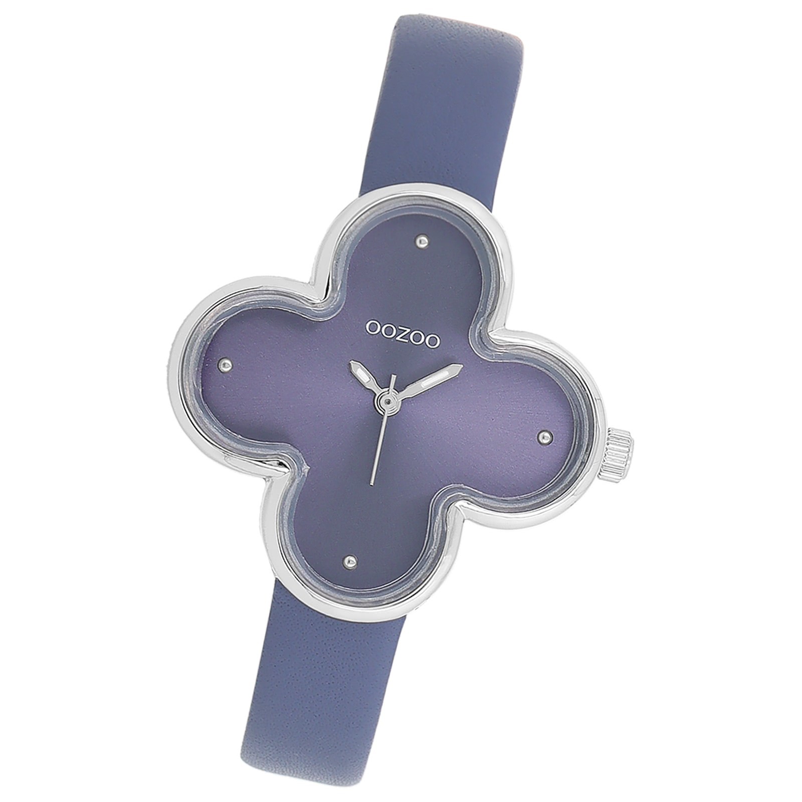 Oozoo Damen Armbanduhr Timepieces Analog Lederband blau UOC11522