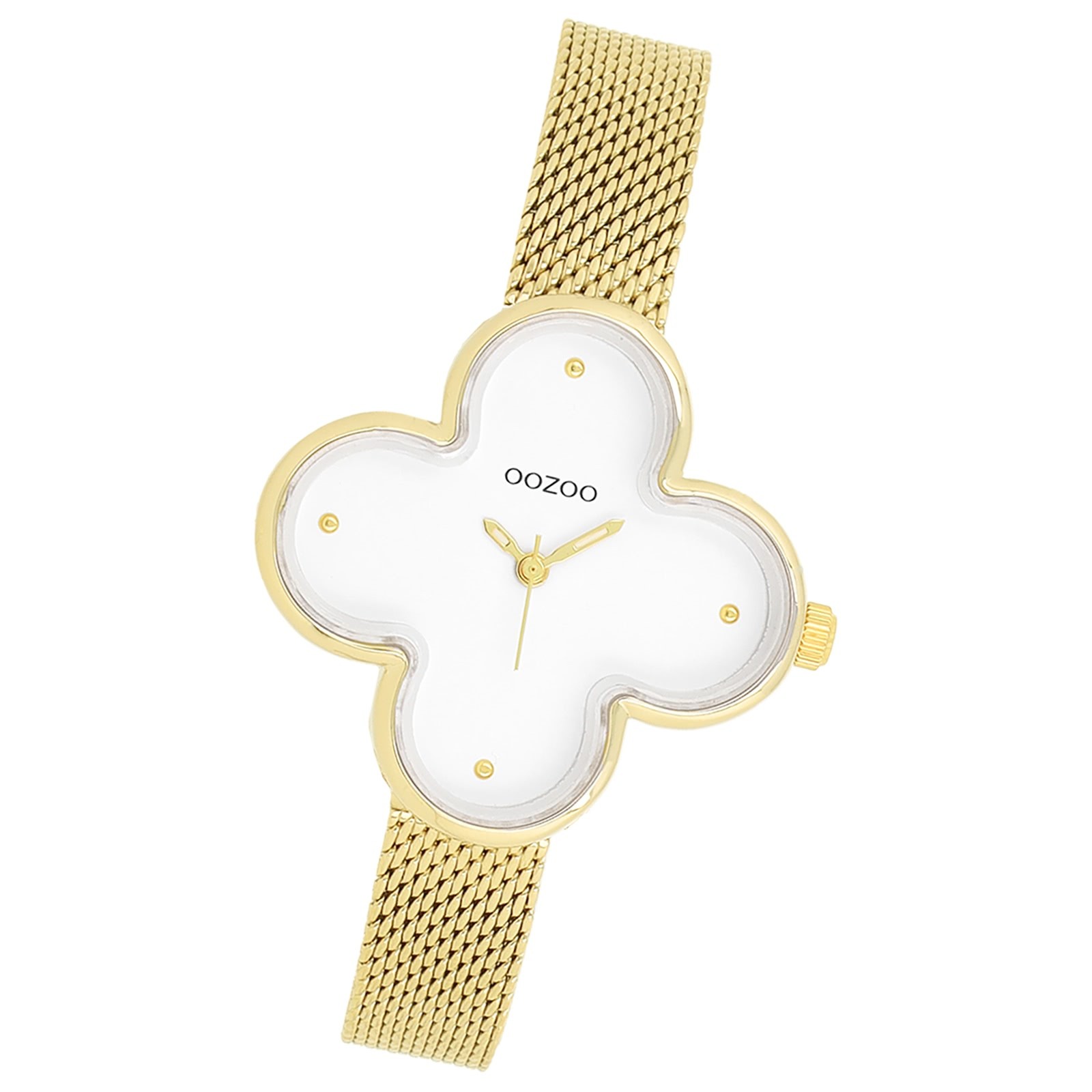 Oozoo Damen Armbanduhr Timepieces Analog Metallband gold UOC11527