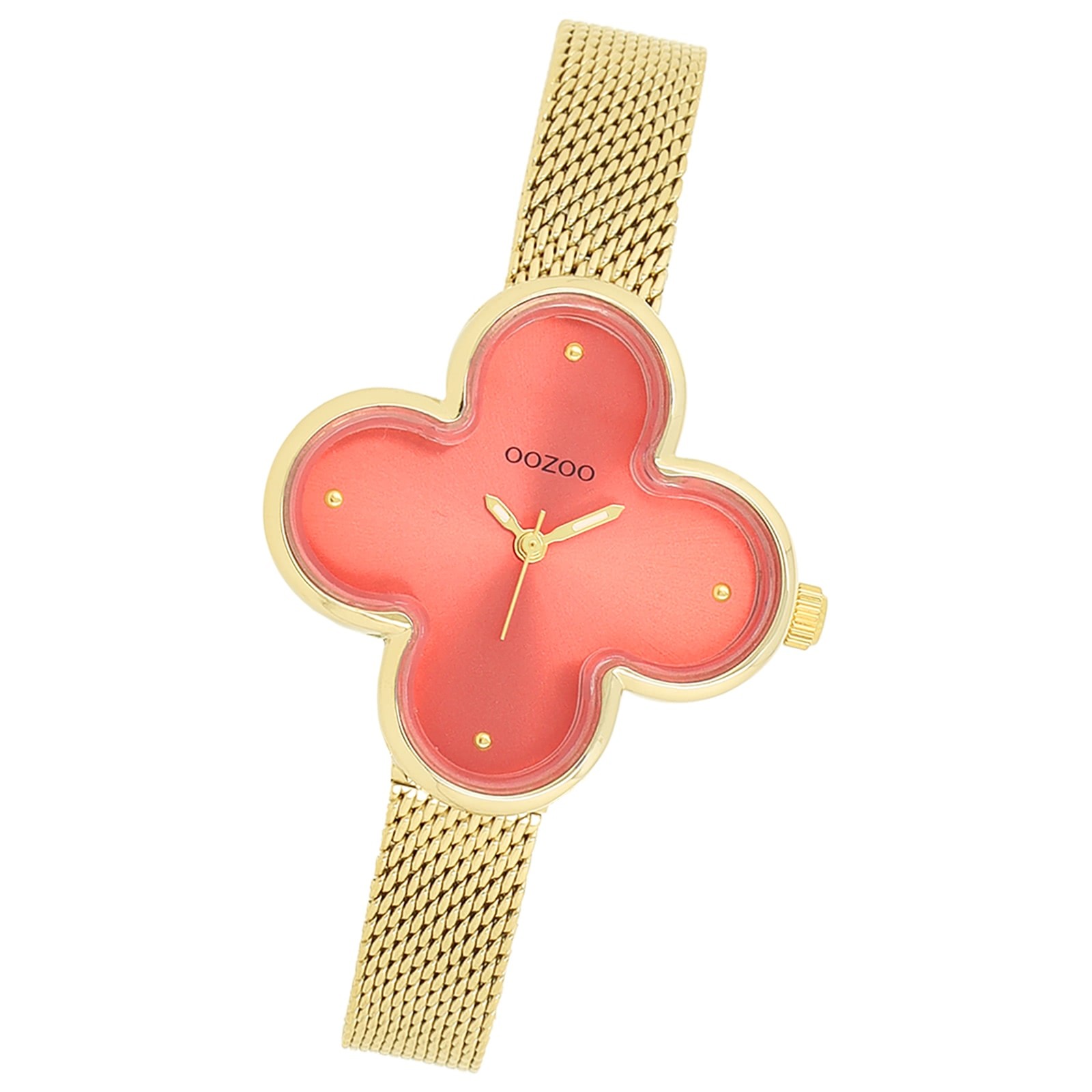 Oozoo Damen Armbanduhr Timepieces Analog Metallband gold UOC11529