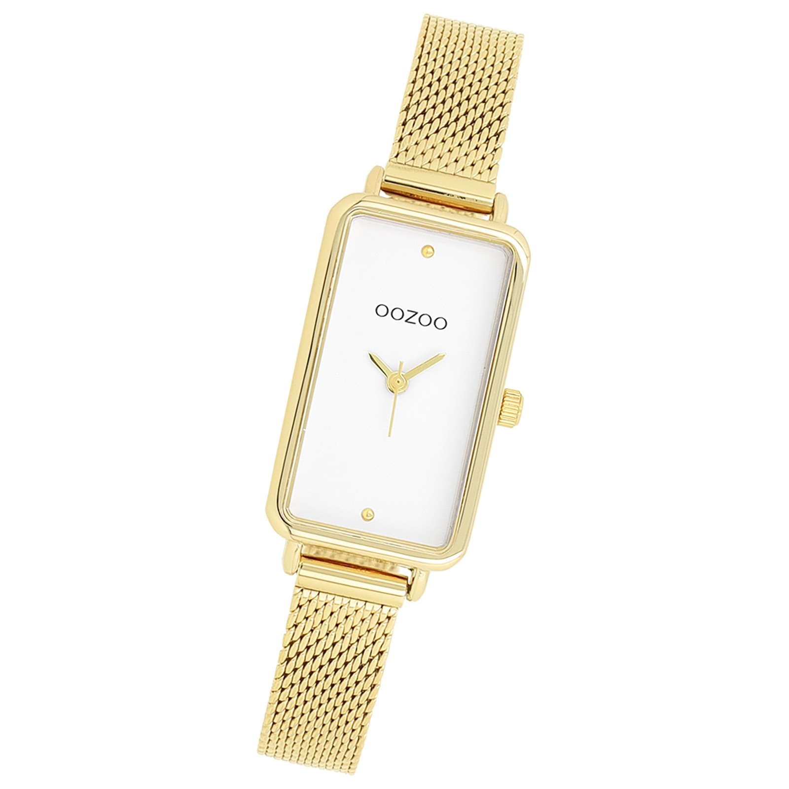 Oozoo Damen Armbanduhr Timepieces Analog Metallband gold UOC11533