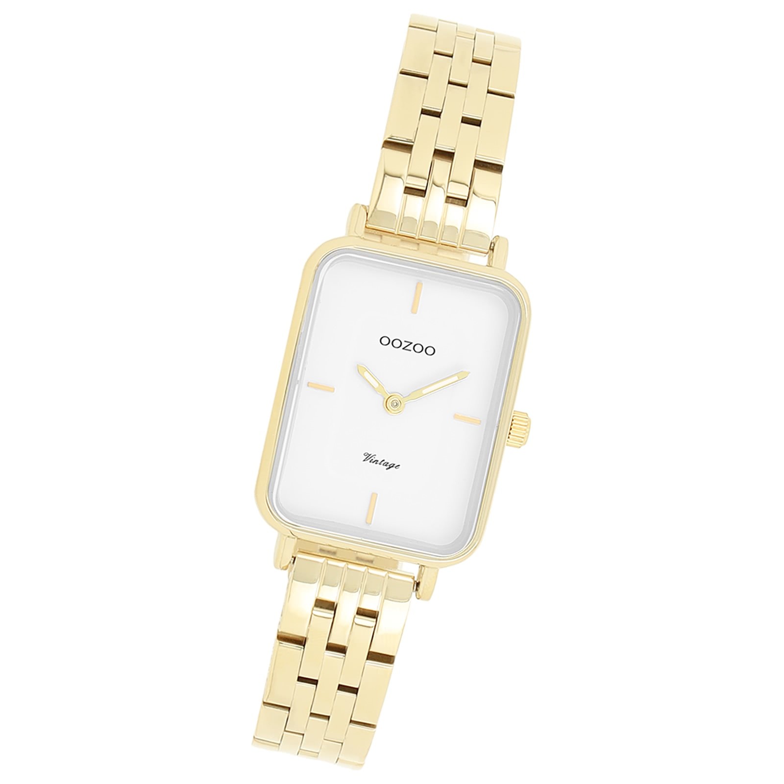 Oozoo Damen Armbanduhr OOZOO Vintage Analog Metallband gold UOC20418