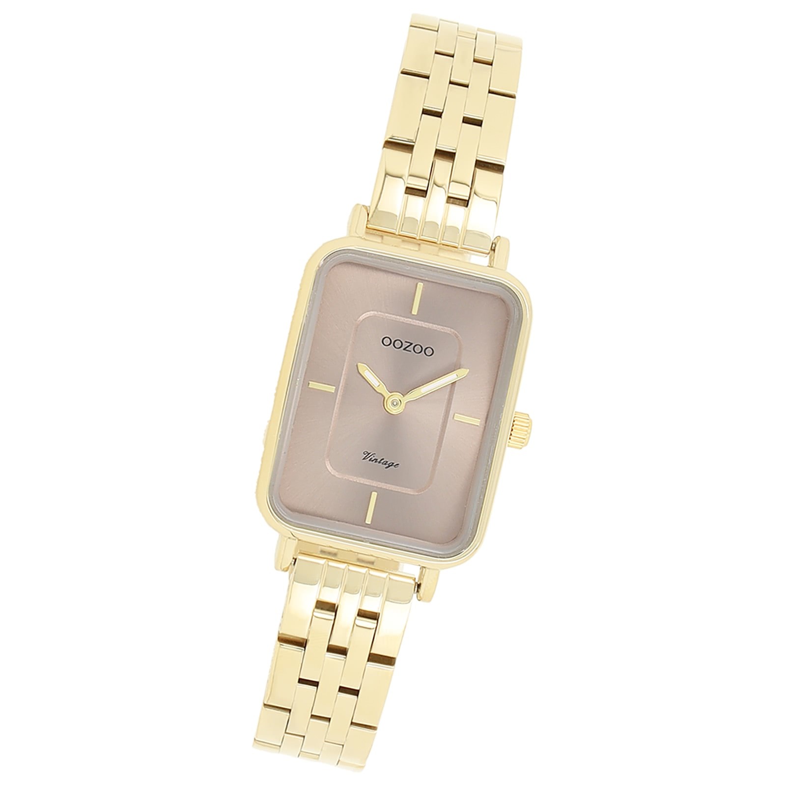 Oozoo Damen Armbanduhr OOZOO Vintage Analog Metallband gold UOC20419