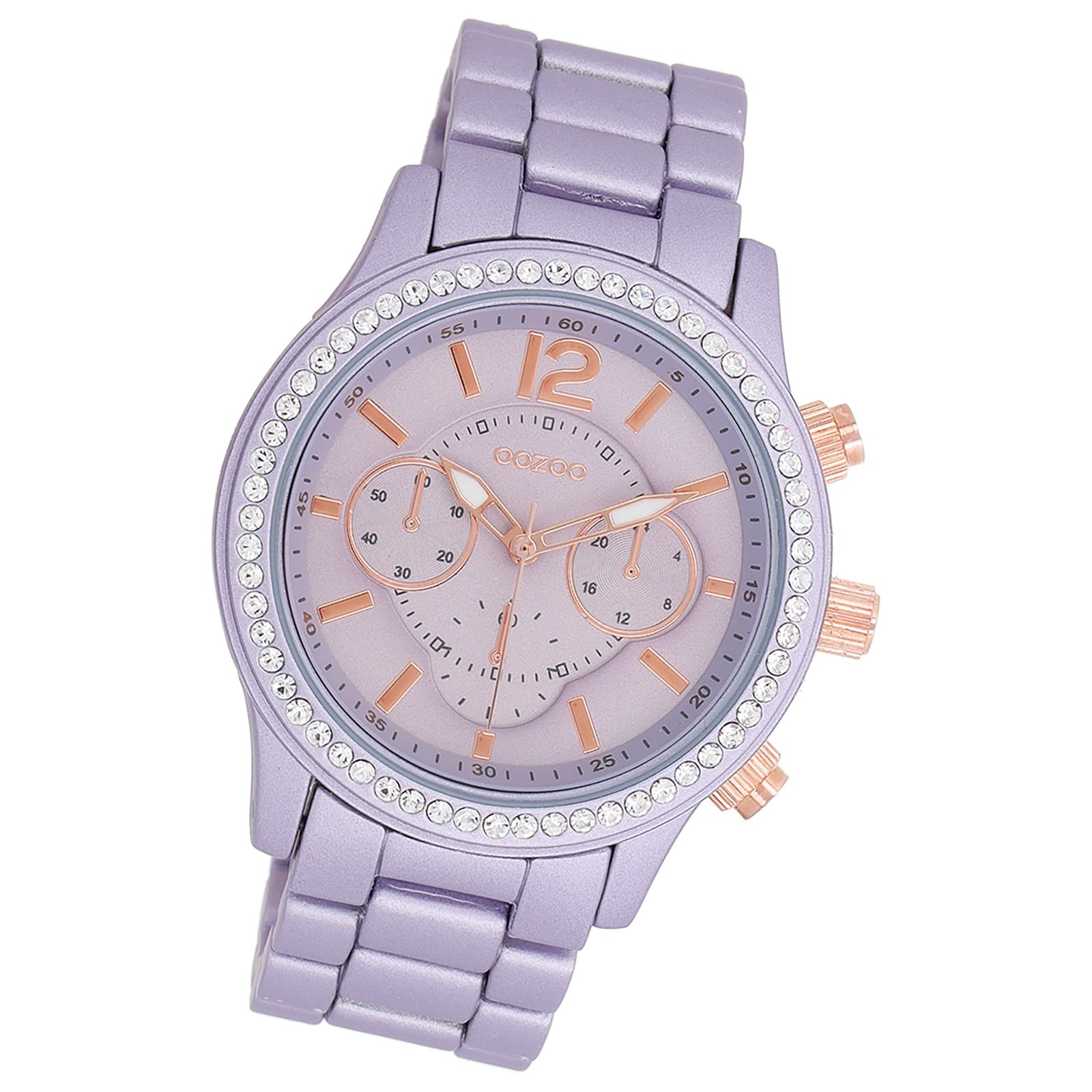 Oozoo Unisex Armbanduhr Vintage Series Analog Metall pastell lila UOC5767A