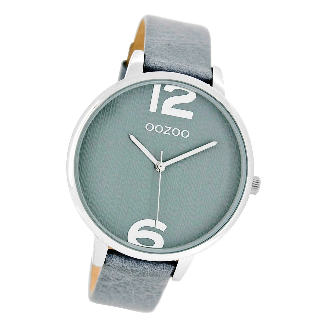 Oozoo Damen Armbanduhr Timepieces C8343 Analog Leder grau UOC8343