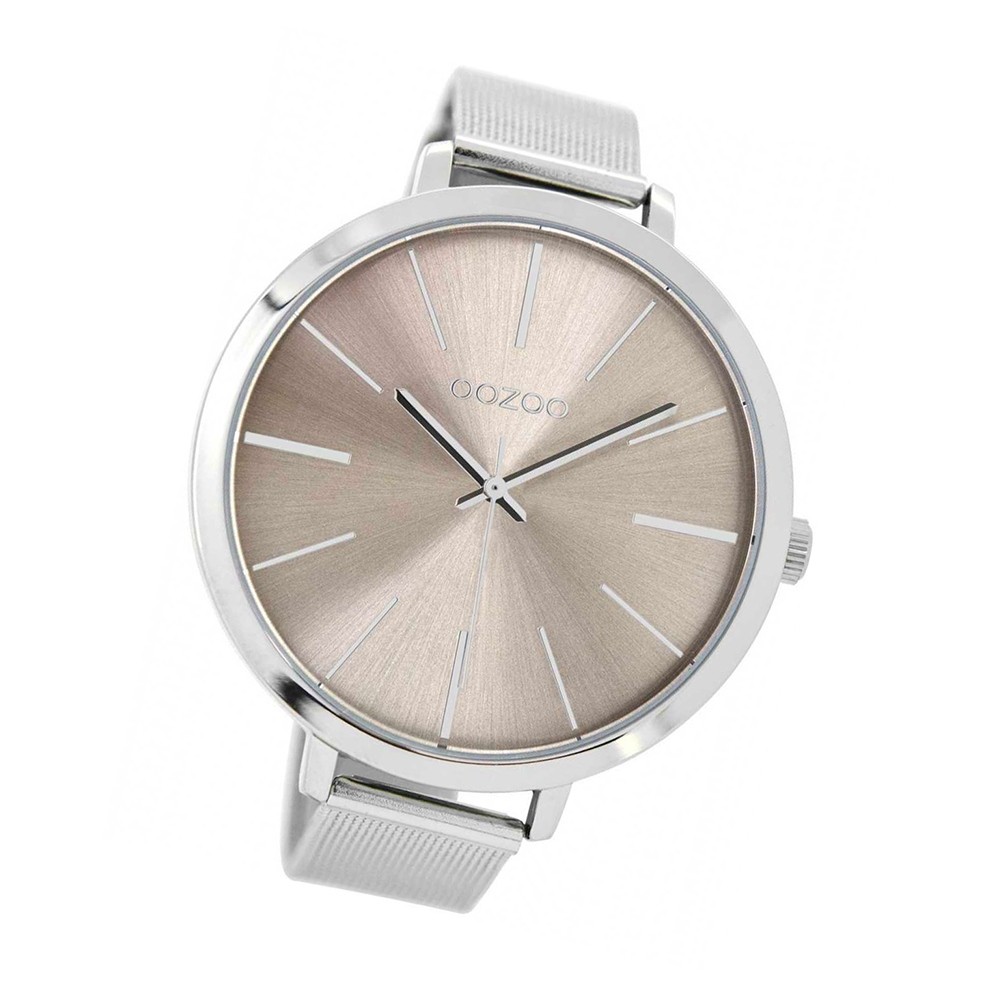 Oozoo Damen-Uhr Timepieces Quarzuhr C9111 Metall-Armband silber UOC9111