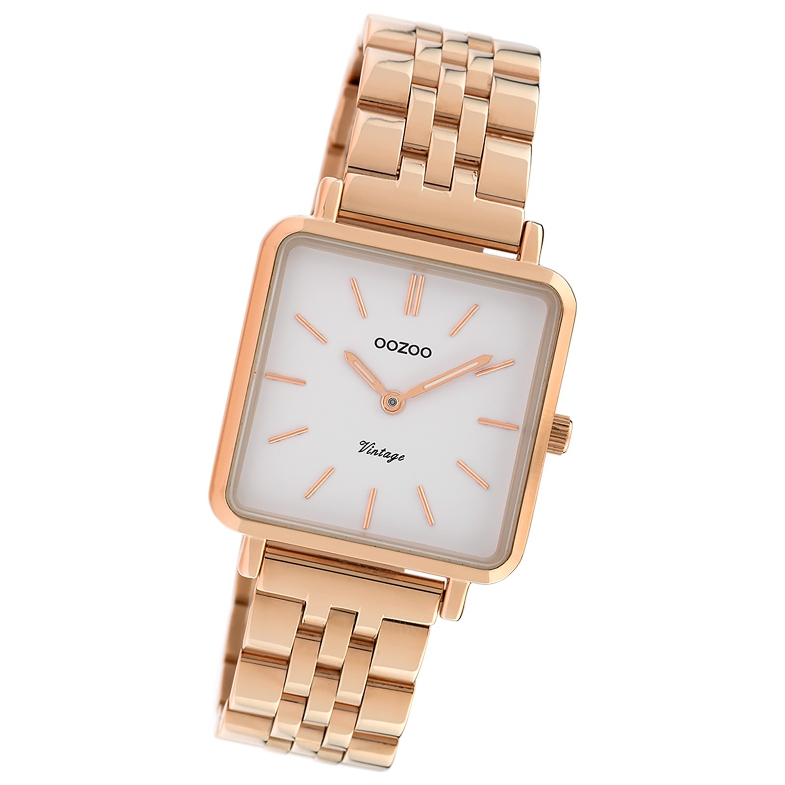 Oozoo Damen Armbanduhr Timepieces Analog Metall rosegold UOC9958A