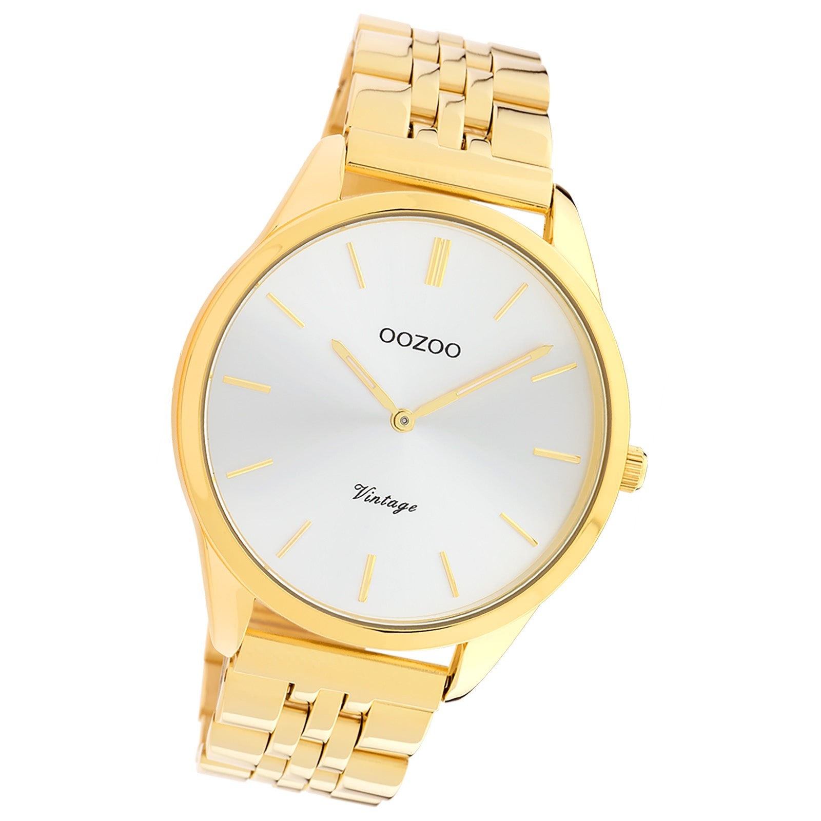 Oozoo Damen Armbanduhr Timepieces Analog Metall gold UOC9986A