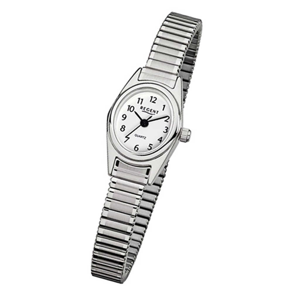 Regent Damen Armbanduhr 32 F 262 Quarz Uhr Edelstahl Armband Silber Uhr Urf262