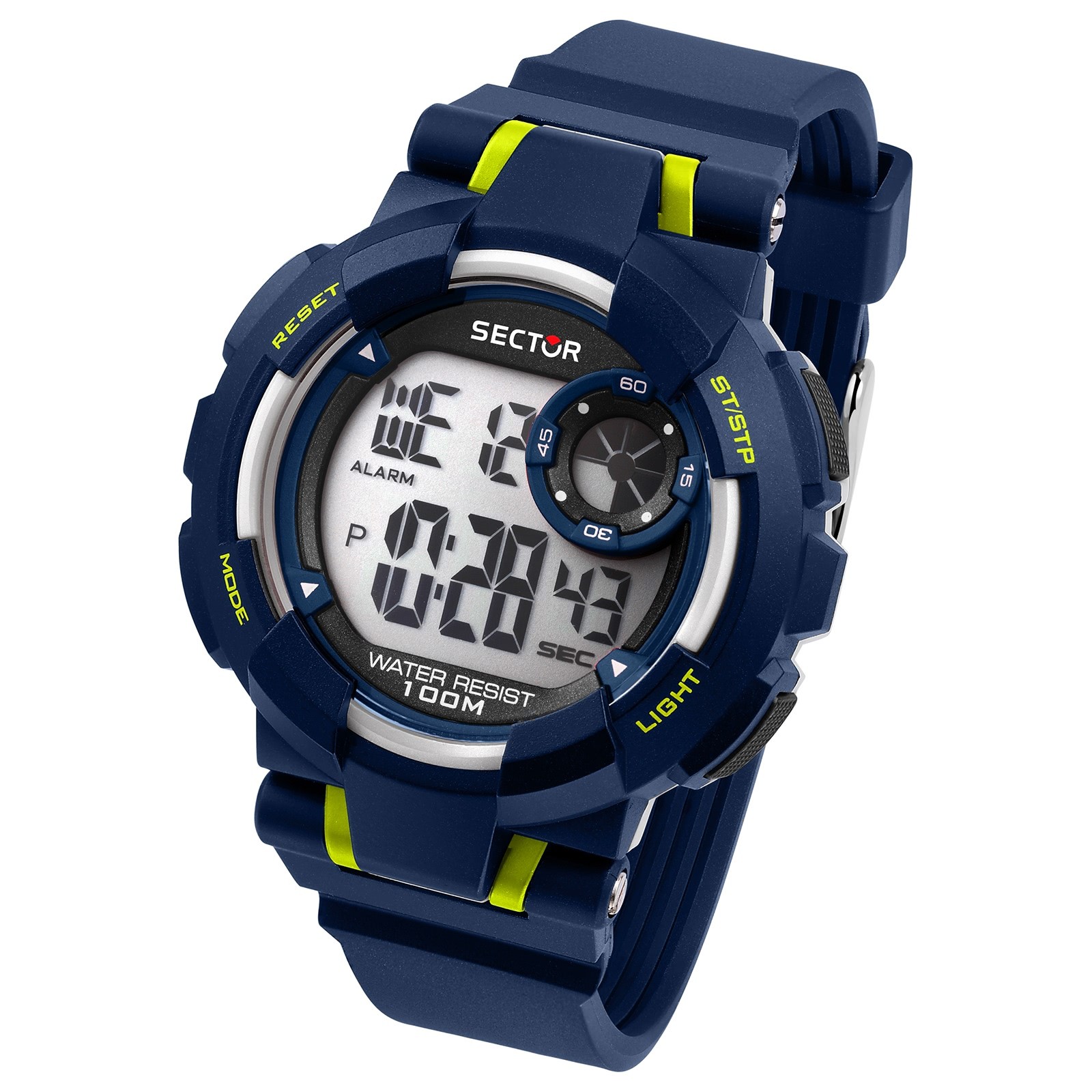Sector Herren Armbanduhr Digital PURarmband blau USE51283002