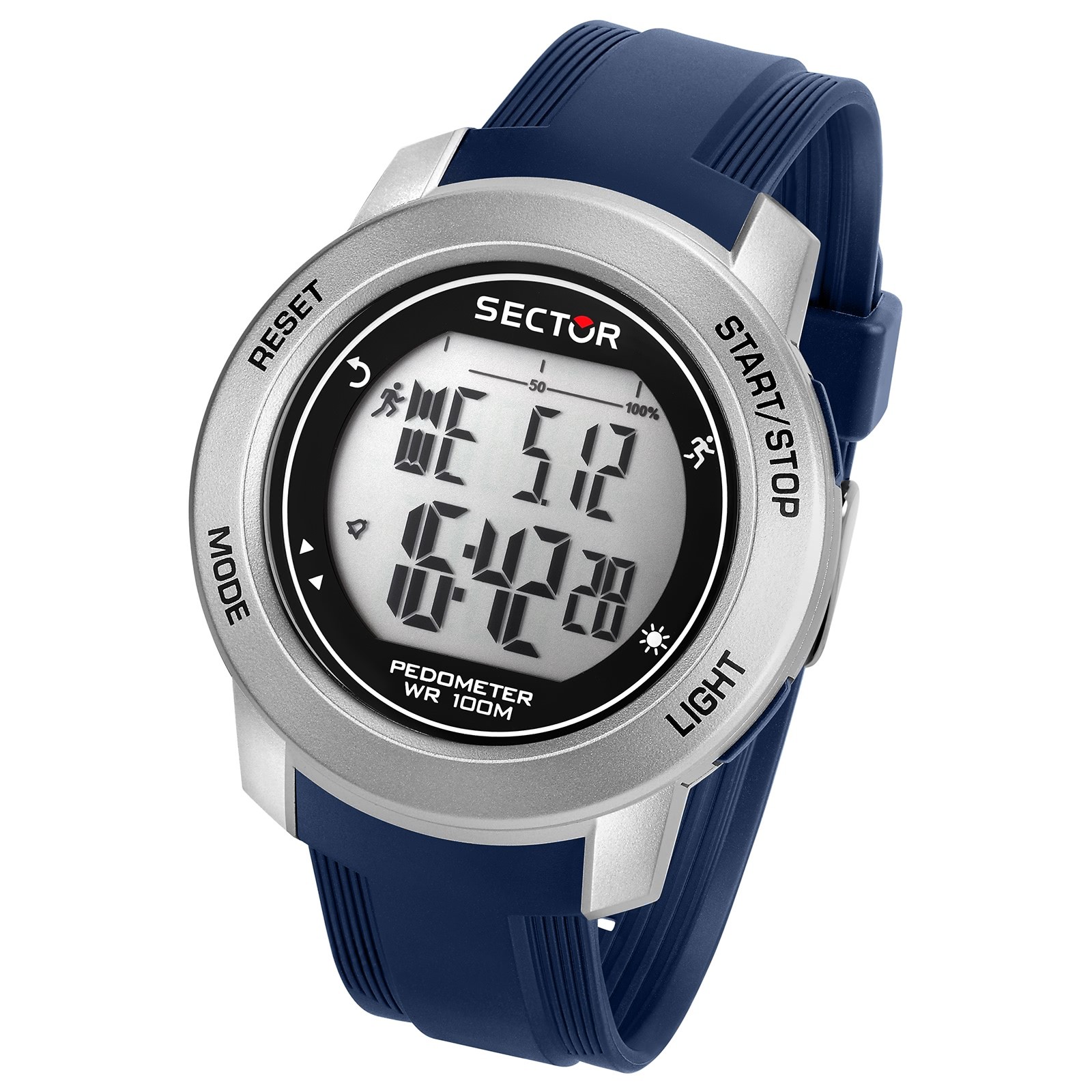 Sector Herren Armbanduhr Digital PURarmband blau USE51284002