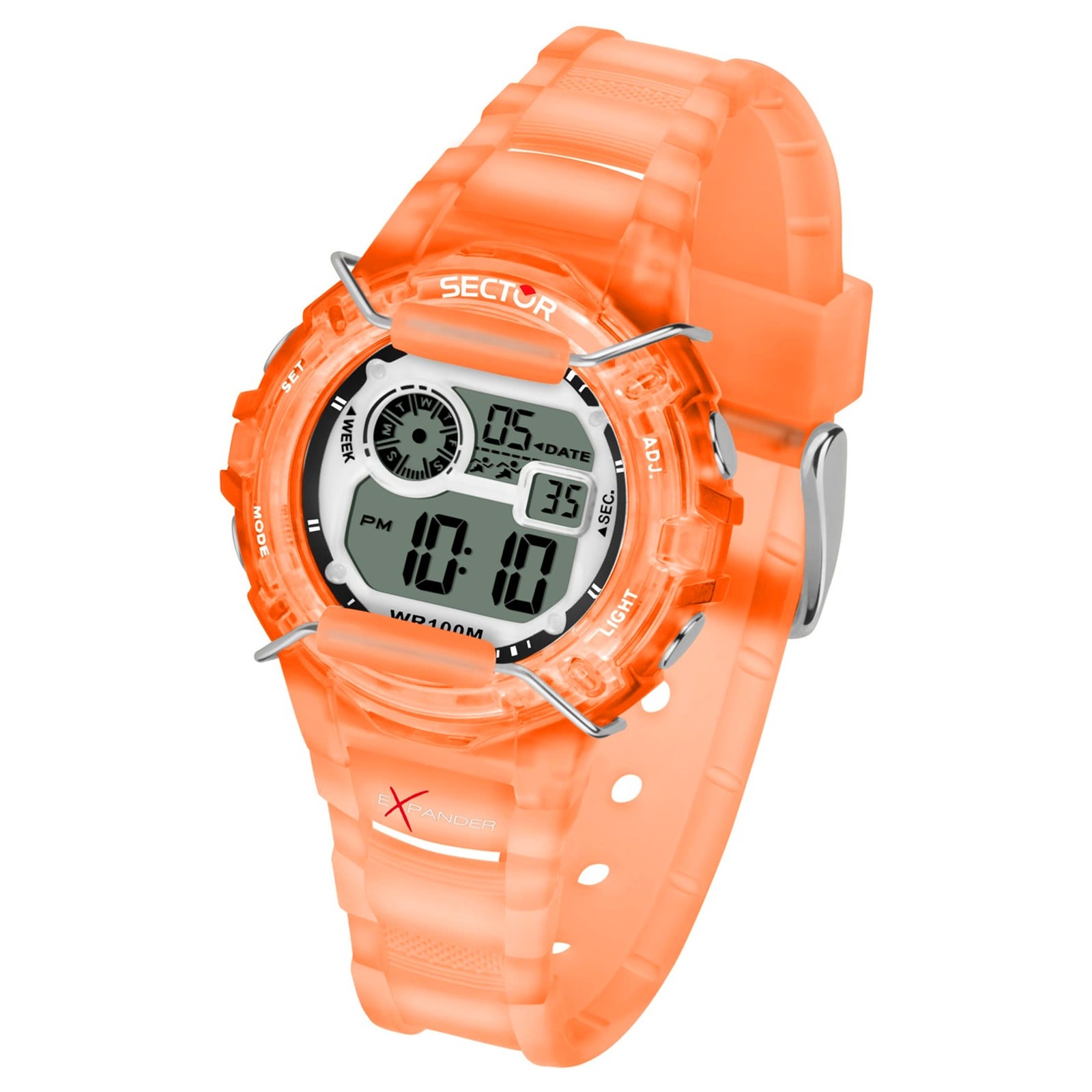 Sector Herren Armbanduhr Digital PURarmband orange USE51526002