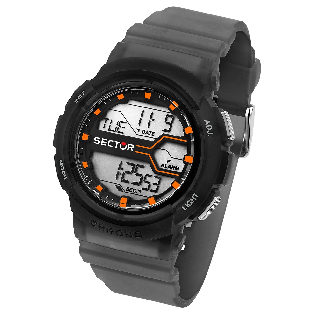 Sector Herren Armbanduhr Digital PURarmband schwarz USE51547001
