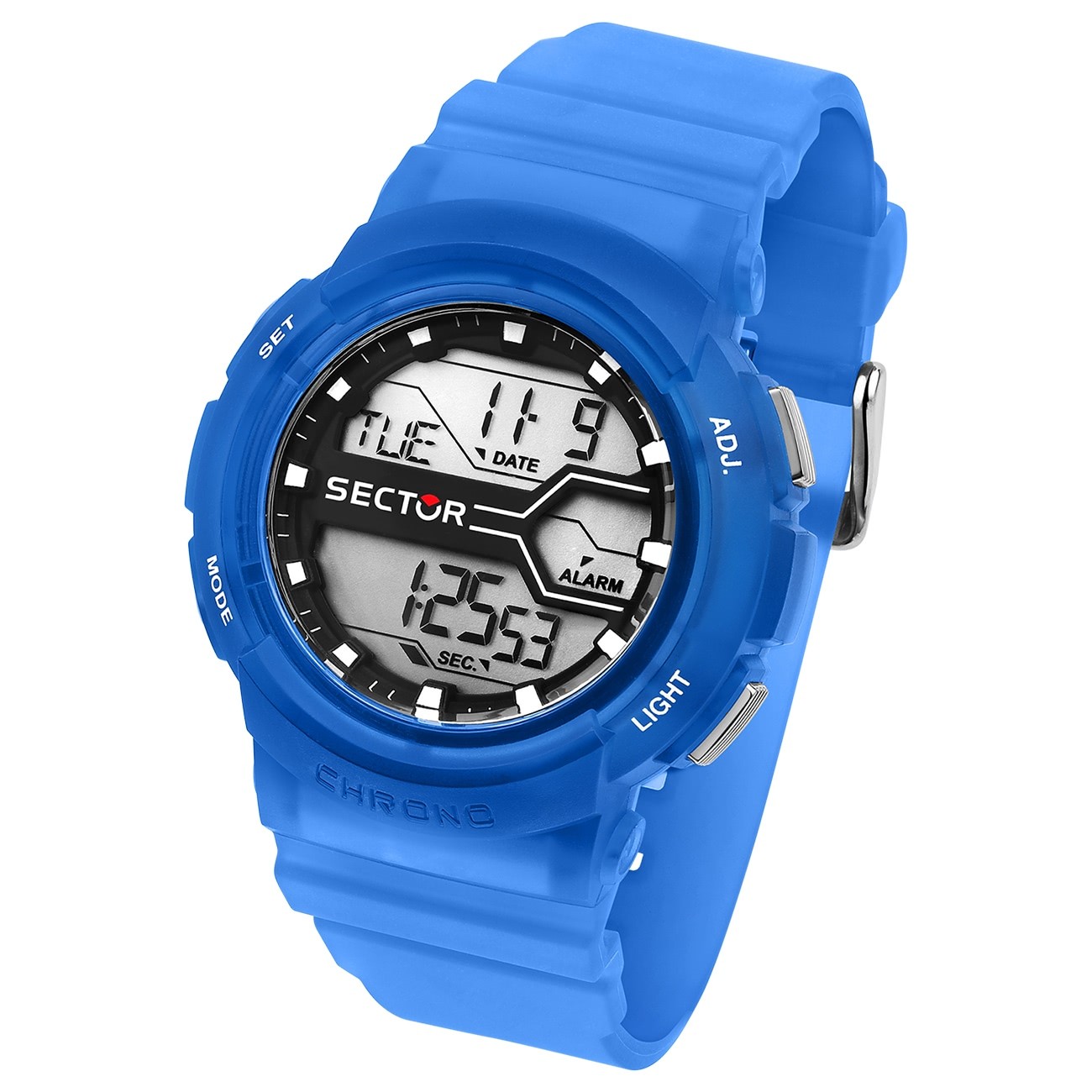 Sector Herren Armbanduhr Digital PURarmband blau USE51547002