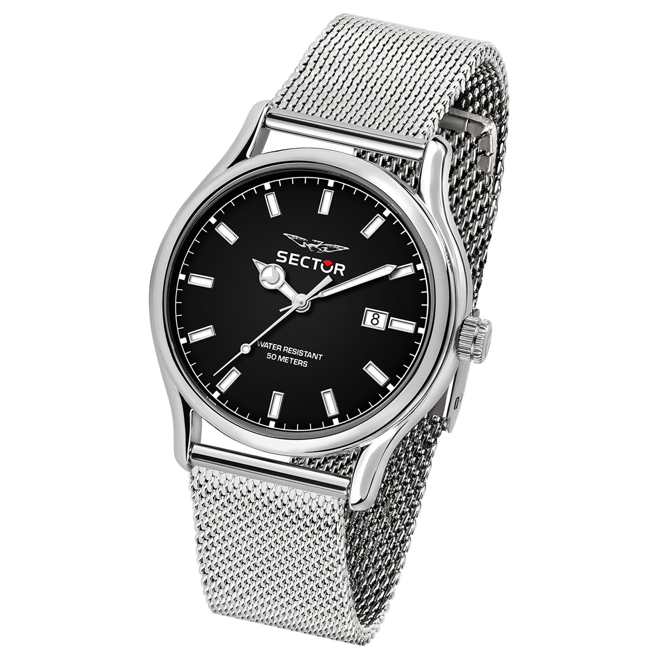 Sector Herren Armbanduhr Analog Edelstahlarmband silber USE53517023