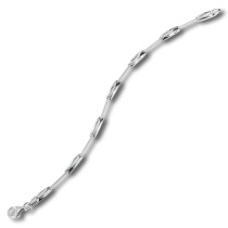 Balia Damen Armband 925 Silber matt und poliert 19,3cm BAA0015SM