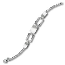 Balia Damen Armband 925 Silber matt und poliert 20cm BAA0021SM