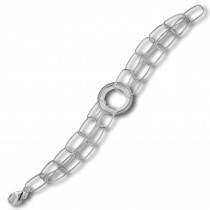Balia Damen Armband 925 Silber matt und poliert 18,5cm BAA0028SP